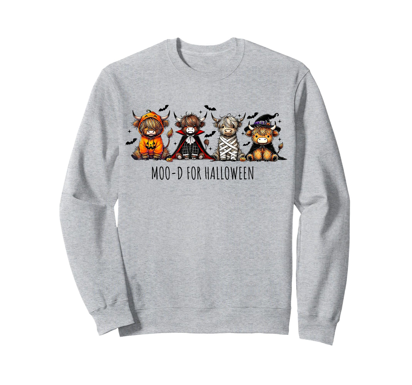 Moo-d for Halloween Funny Halloween Highland Cow Costume T-Shirt
