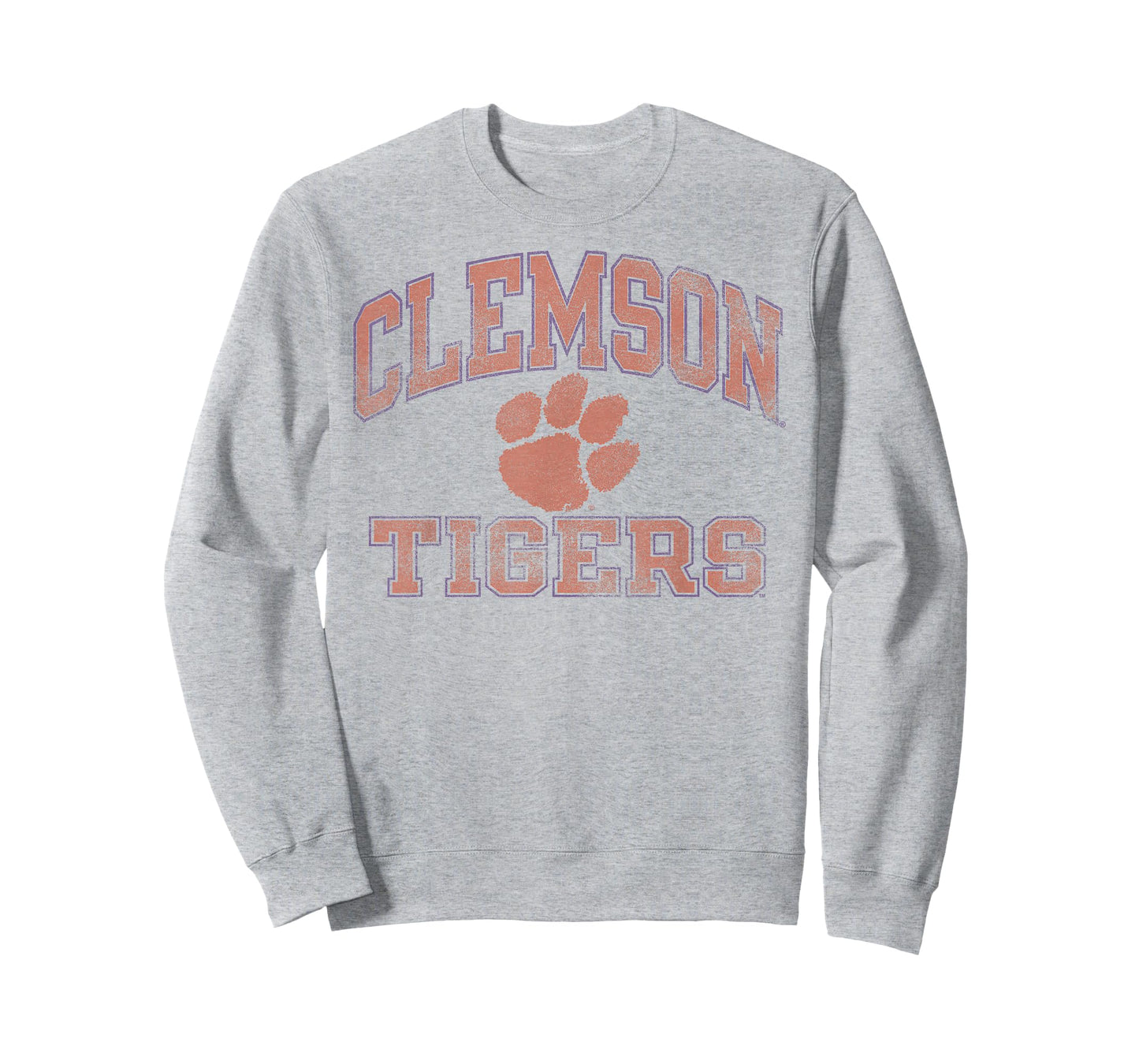 Clemson Tigers Vintage Worn Gray Officially Licensed T-Shirt