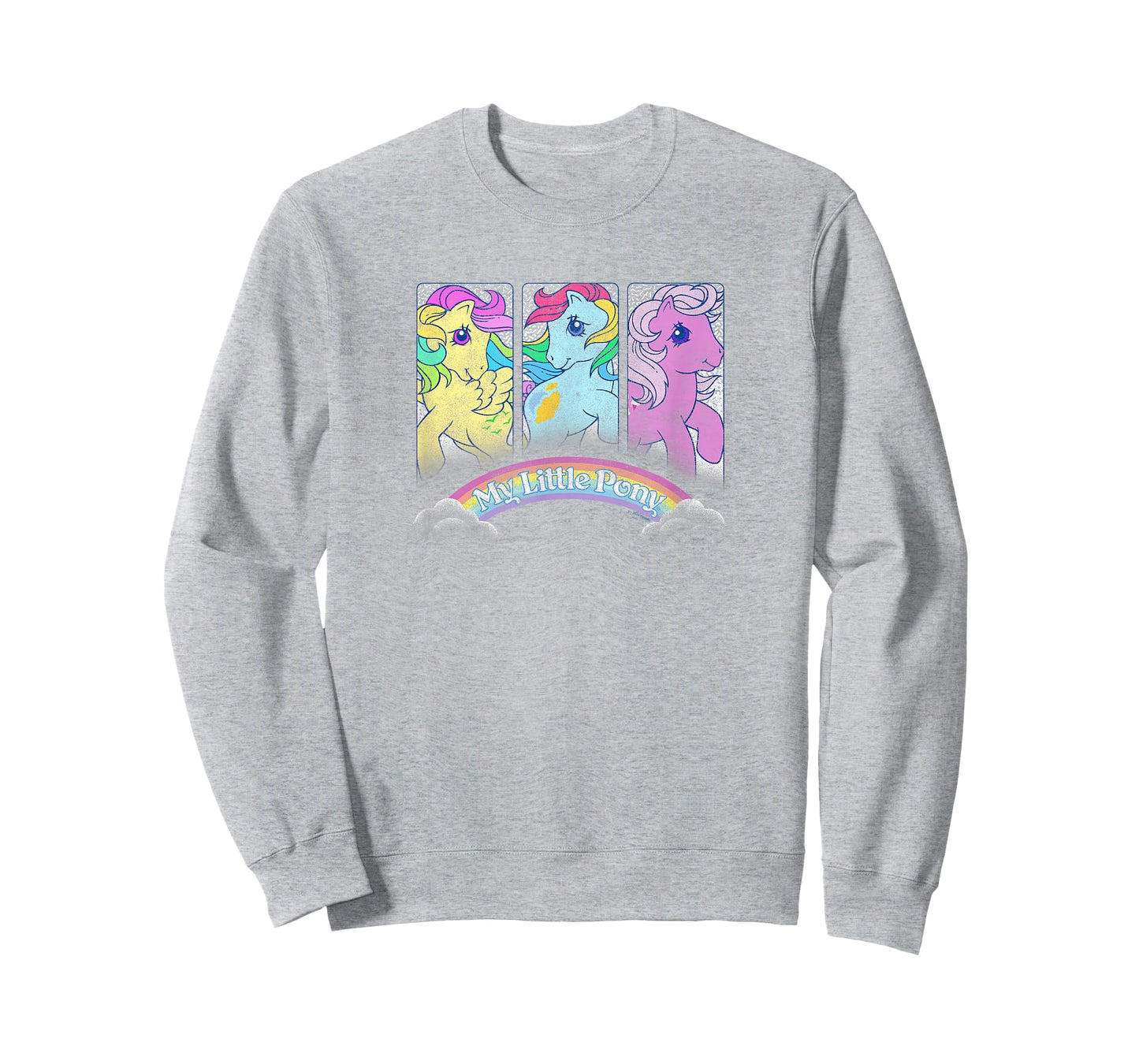 My Little Pony Classic Group Shot Retro Rainbow Box Up T-Shirt