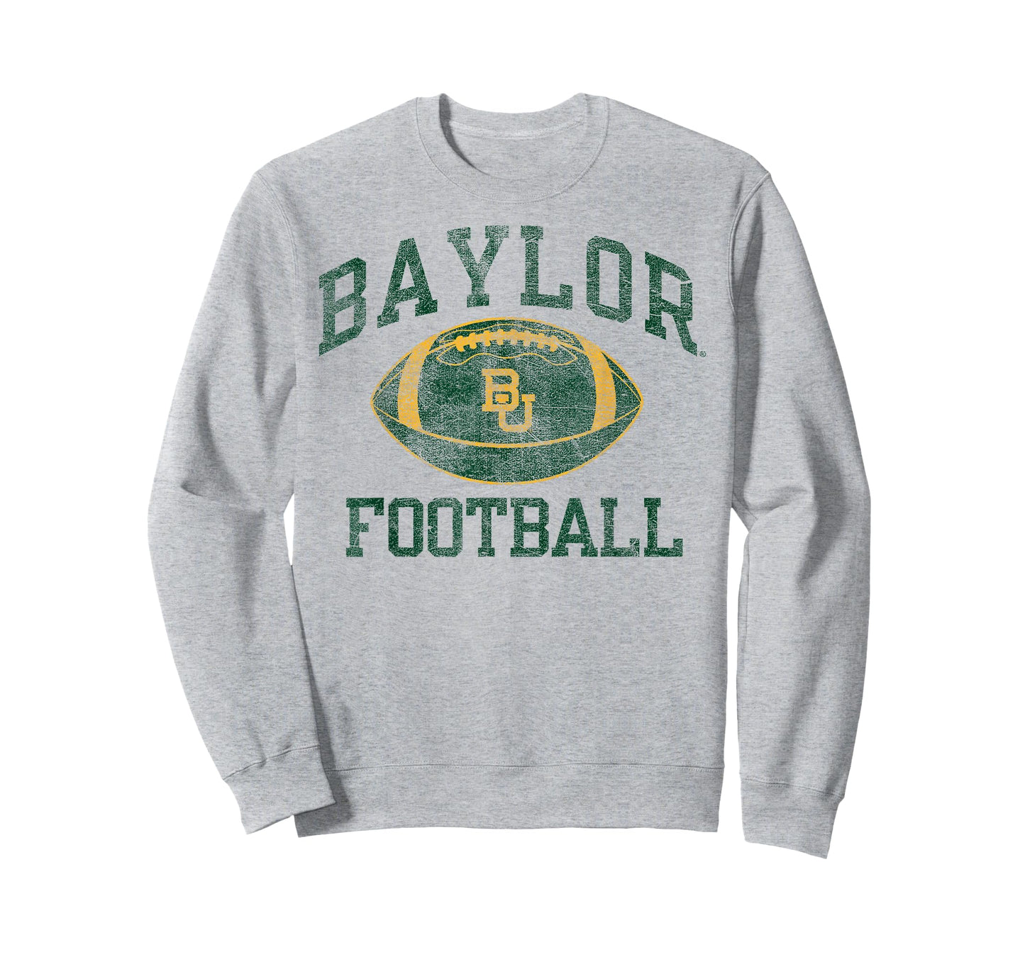 Baylor Bears Football Intensity Vintage White T-Shirt