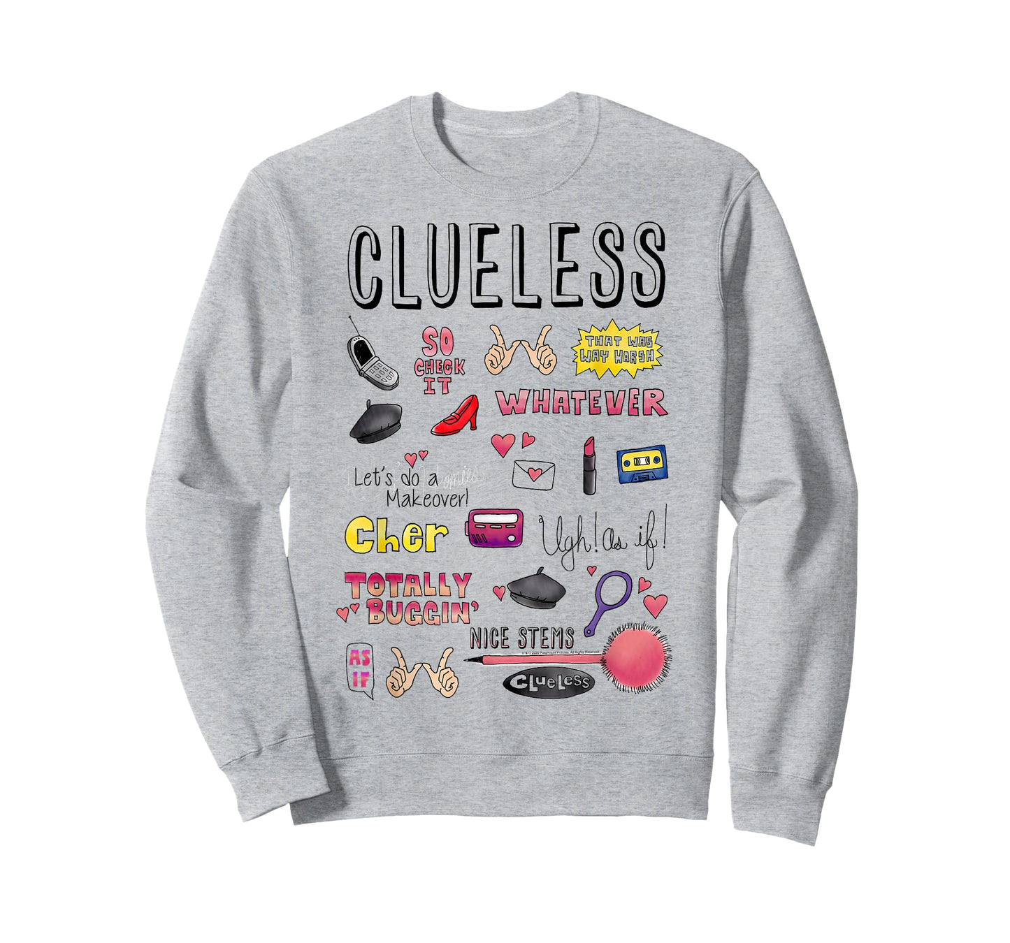 Clueless Icon Doodles T-Shirt