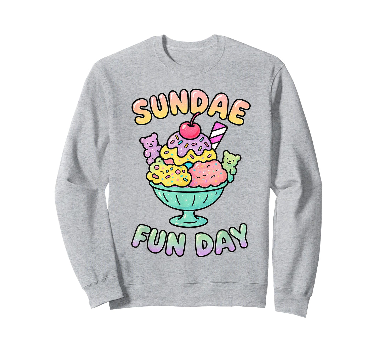 Sundae Fun day, Ice cream, candy, pun T-Shirt