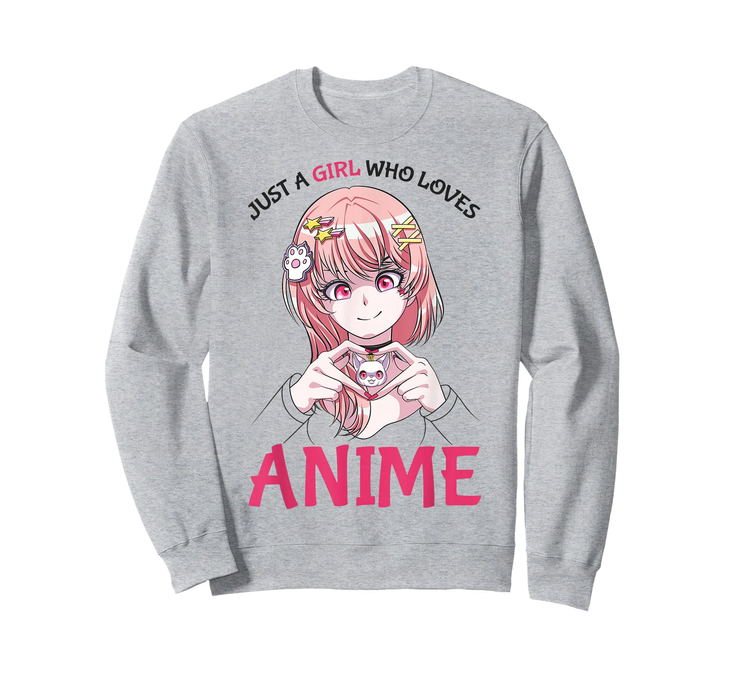 Just A Girl Who Loves Anime Merch Stuff Teenage Girls T-Shirt