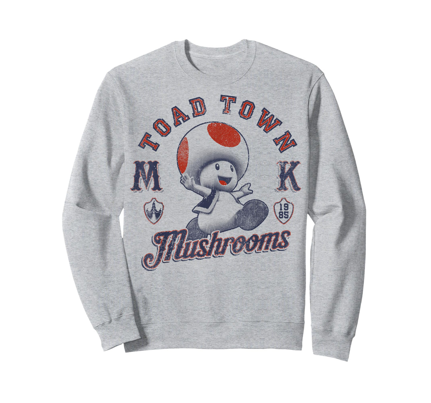 Super Mario Toad Town Mushrooms T-Shirt