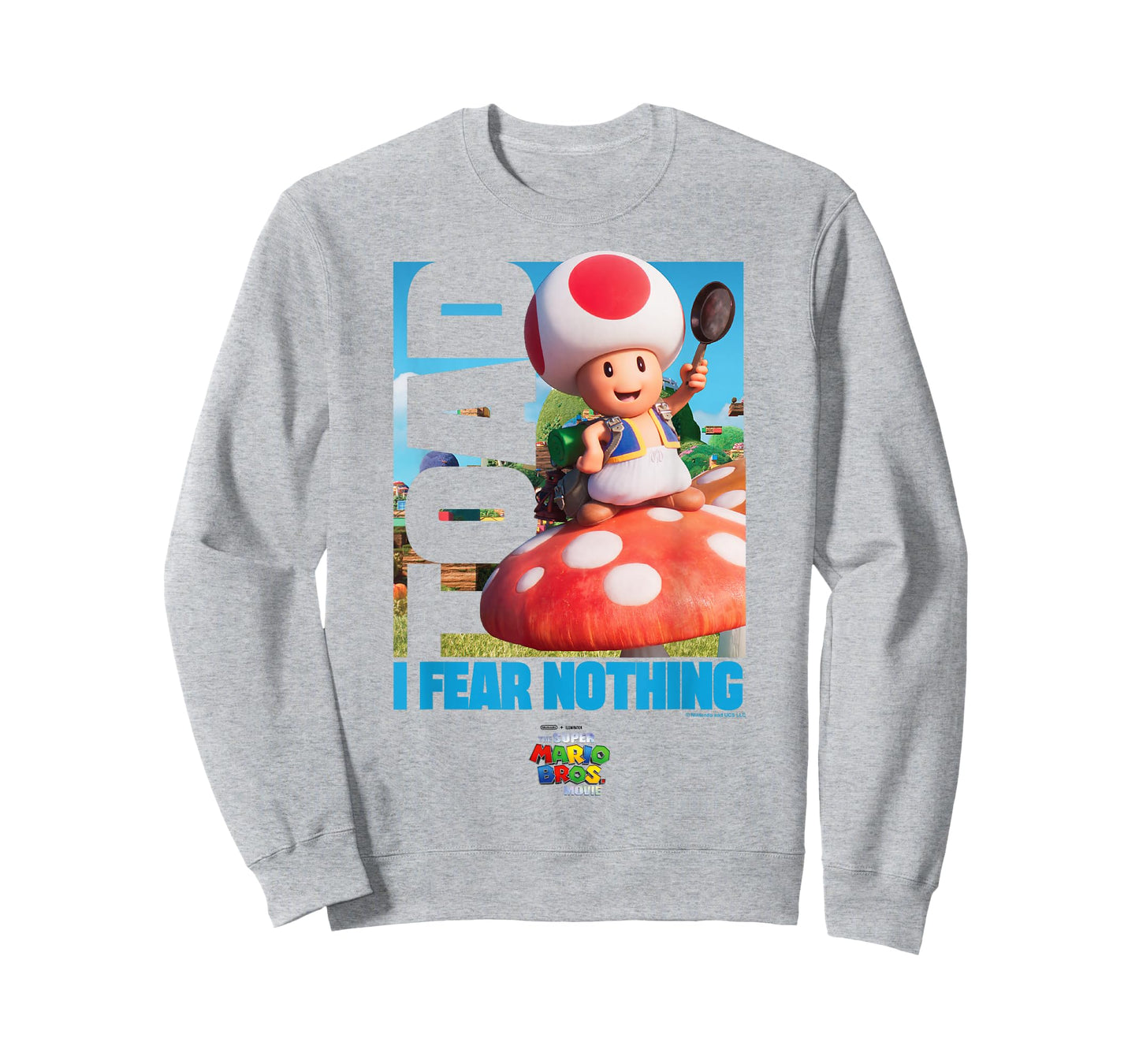 The Super Mario Bros. Movie I Fear Nothing Toad Poster T-Shirt