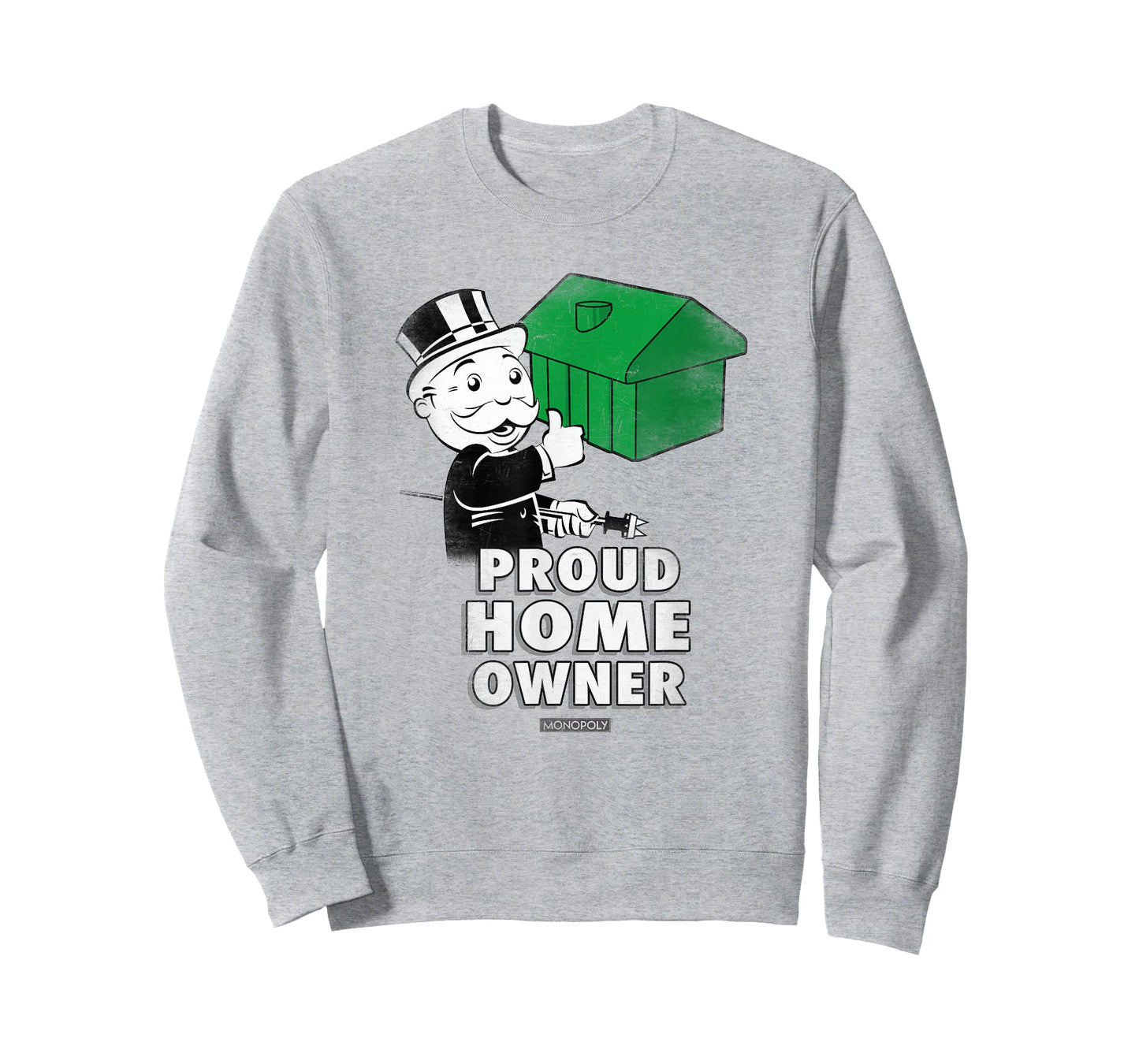 Monopoly Mr. Monopoly Proud Home Owner Vintage House Logo T-Shirt