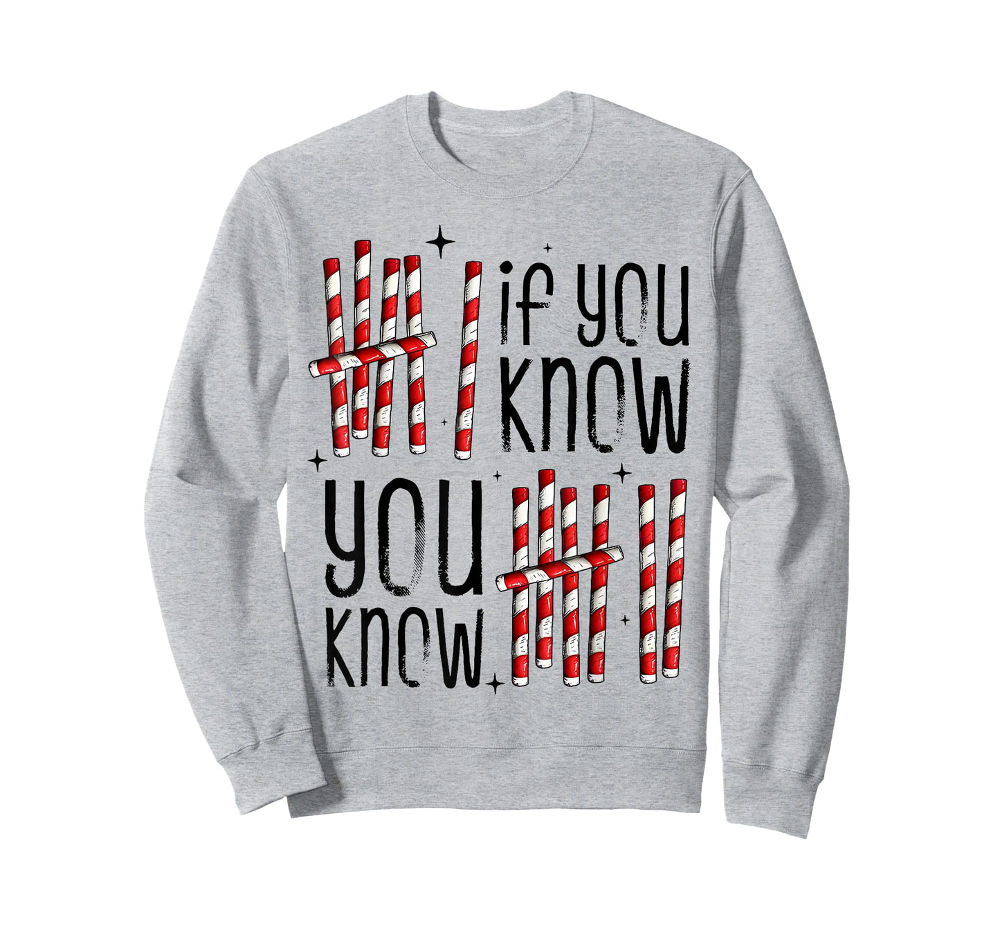 6 7 Funny If You Know 6 You Know 7 Candy Cane Six Seven Meme T-Shirt
