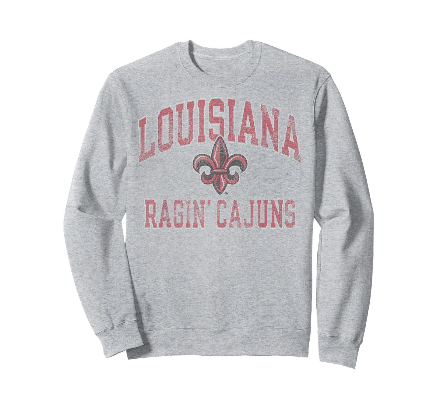 Louisiana Ragin' Cajuns Vintage Worn Gray T-Shirt