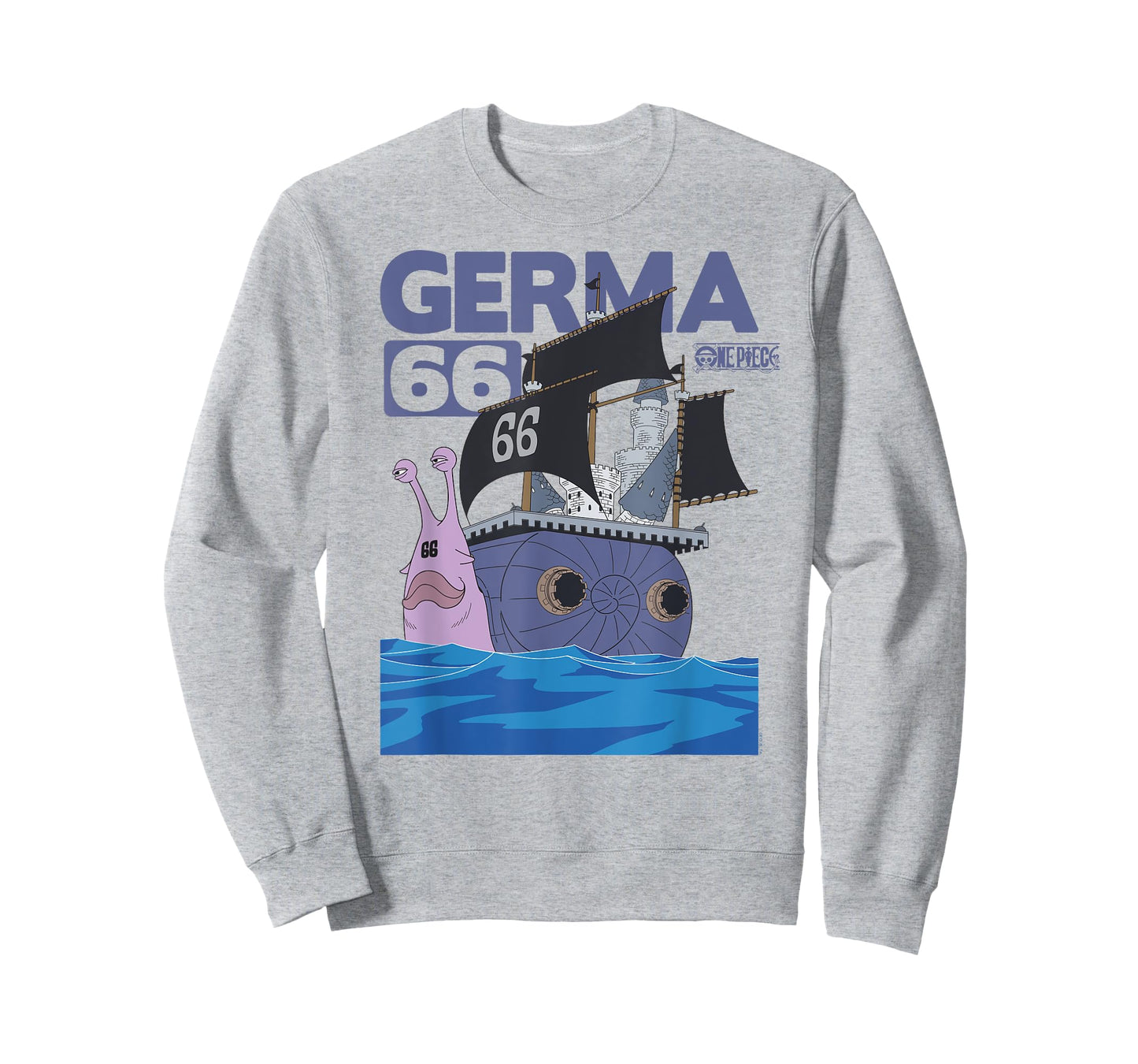 One Piece Anime Germa 66 Ship Sailing the Seas T-Shirt
