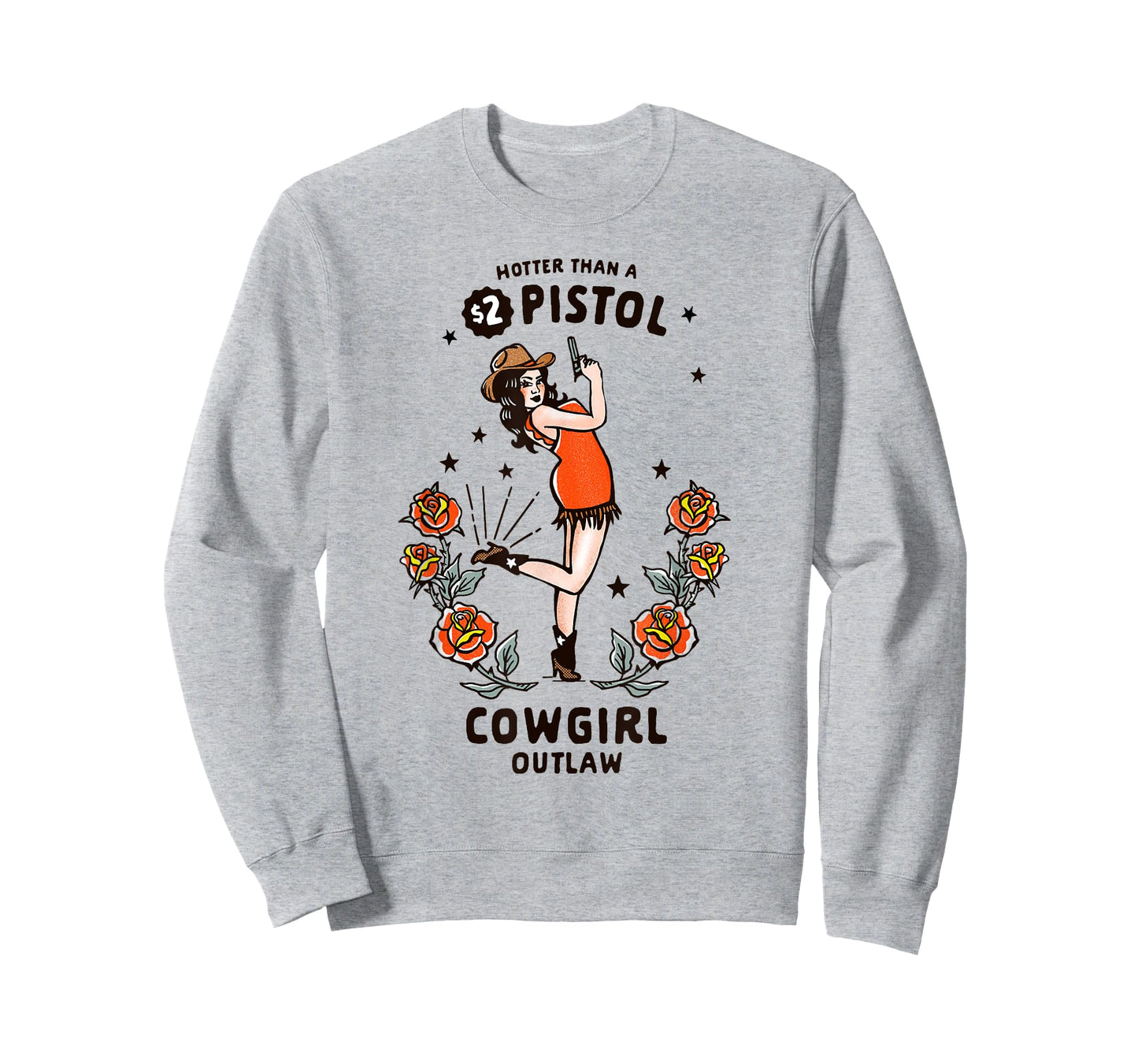 Cute Retro Western Cowgirl Outlaw Shirt: Best Gift For Women T-Shirt