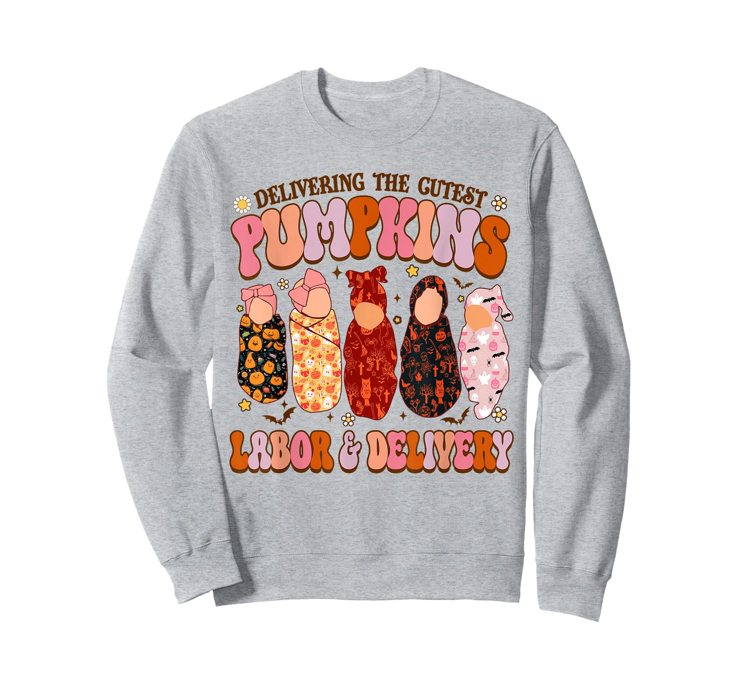 Delivering The Cutest Pumpkins Labor & Delivery Nurse Fall T-Shirt