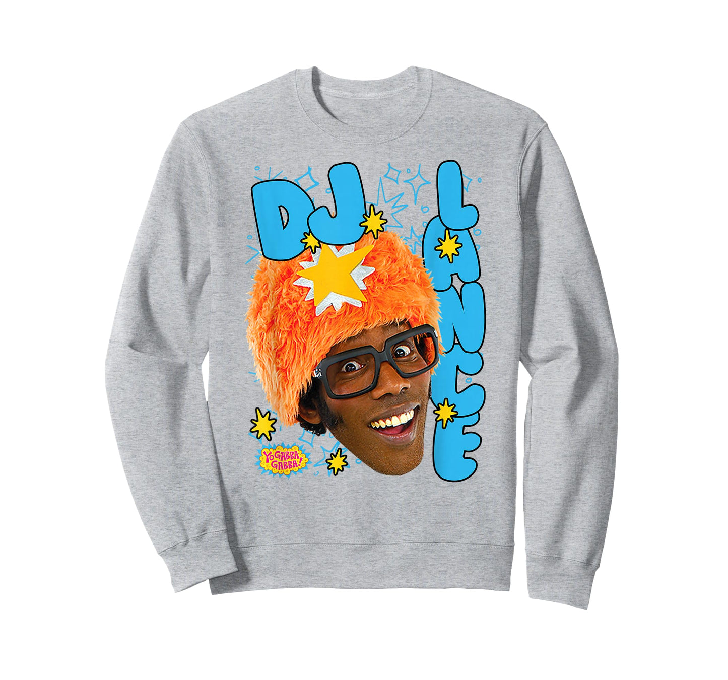 Yo Gabba Gabba! DJ Lance Photo Bubble Letters TV Show T-Shirt