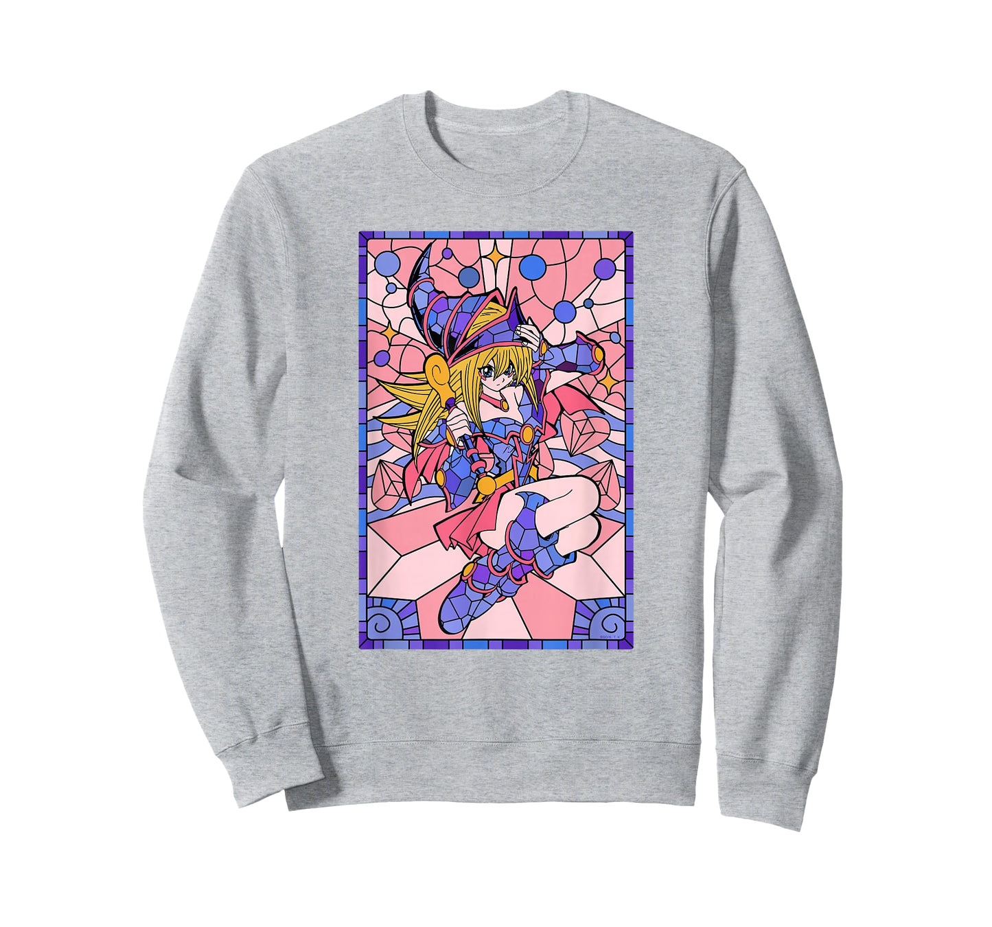 Yu-Gi-Oh! Dark Magician Girl Cute Stained Glass Anime T-Shirt