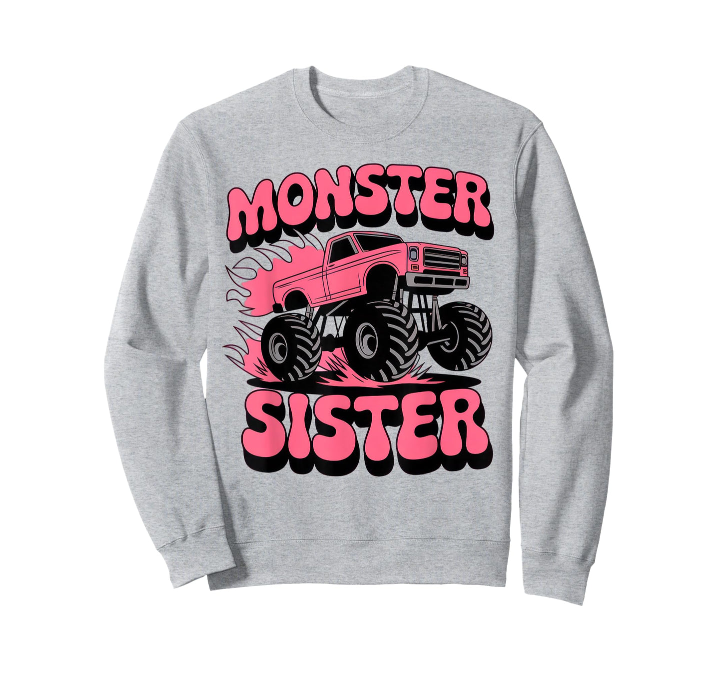 Monster Truck Sister Monster Truck Are My Jam Truck Lovers T-Shirt