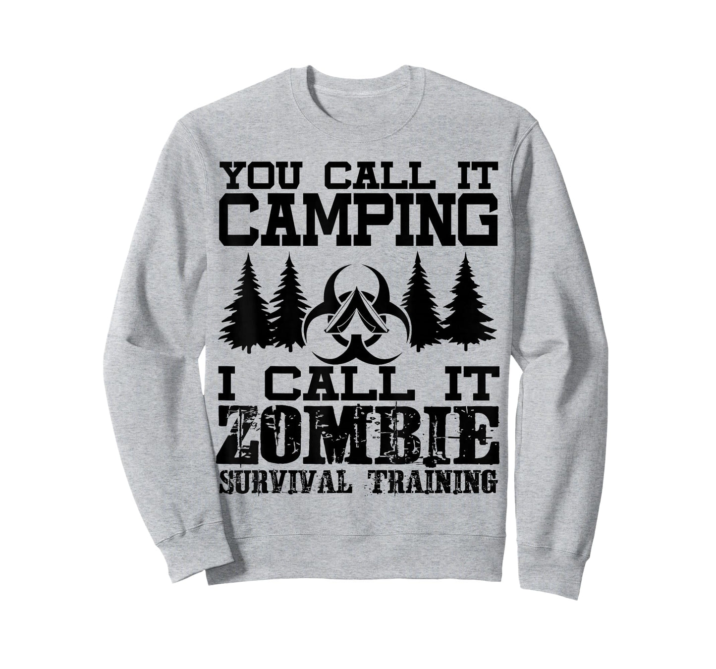 Zombie Survival Training Camping Shirt - Funny Halloween T-Shirt