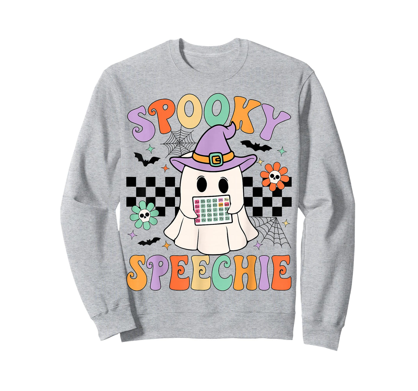Spooky Speechie Speech Therapy Halloween Retro SLP Halloween T-Shirt