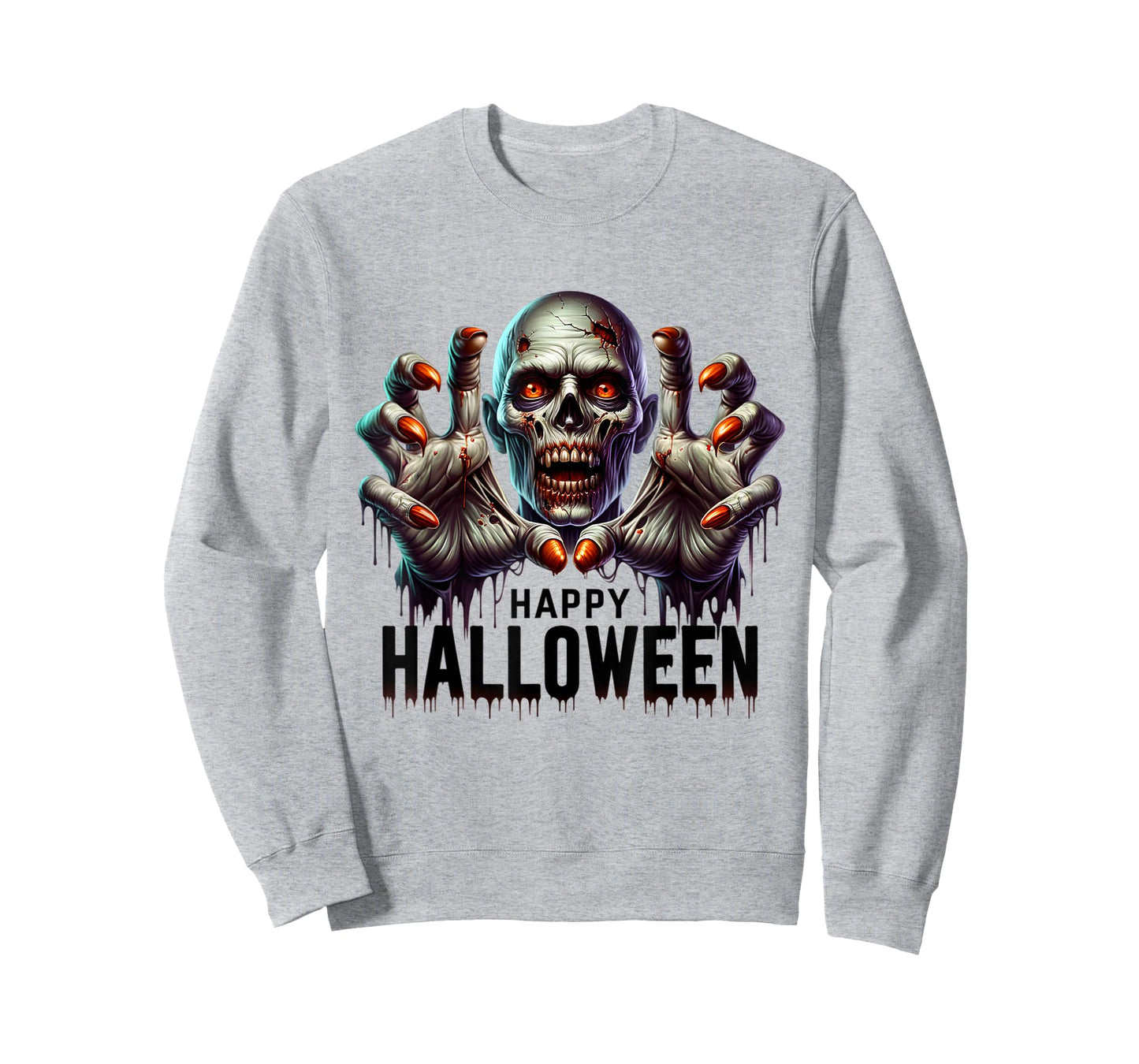 Happy Halloween Zombie Hands Funny Halloween Costume T-Shirt