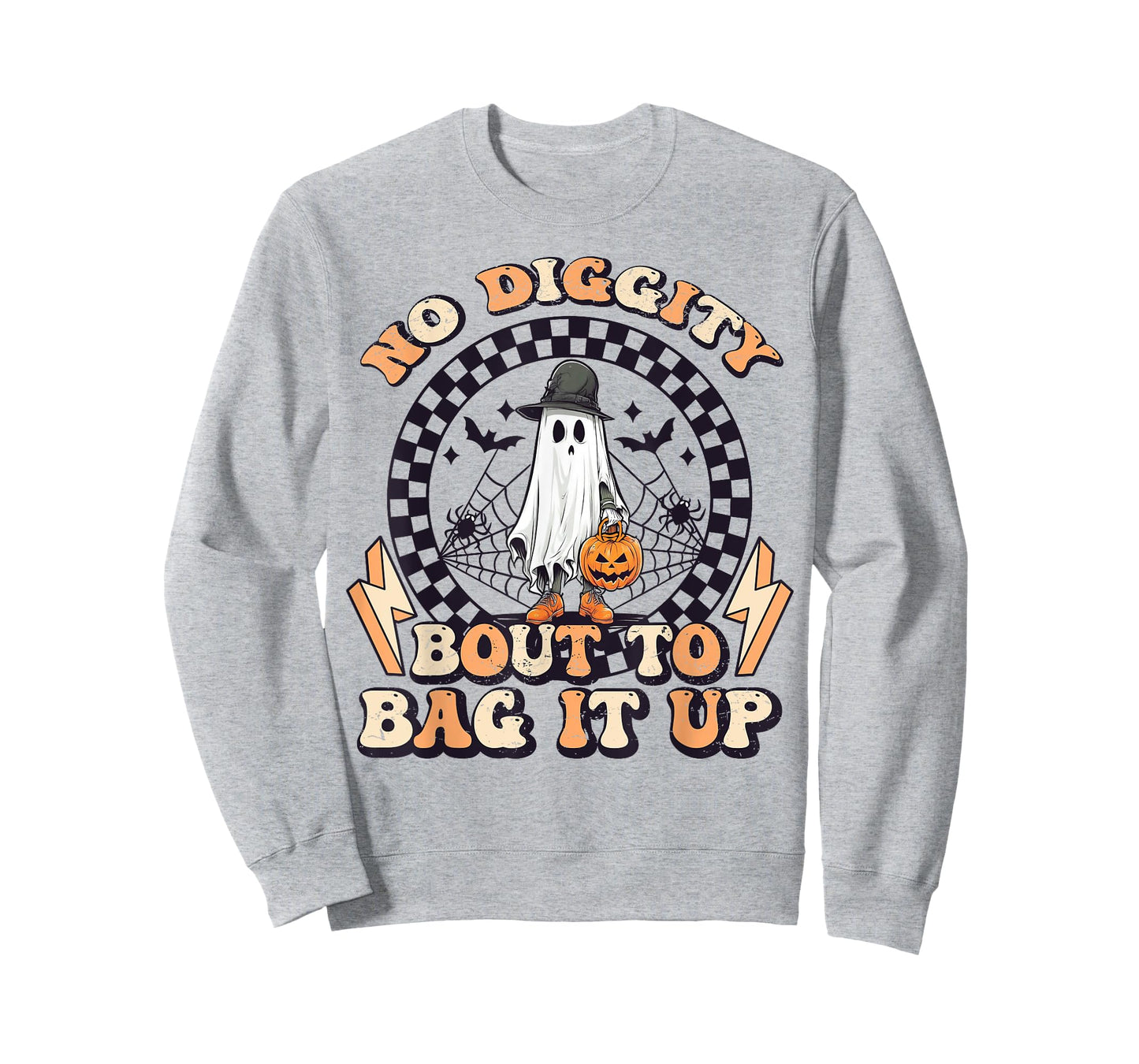 No Diggity Bout To Bag It Up Ghost Halloween T-Shirt