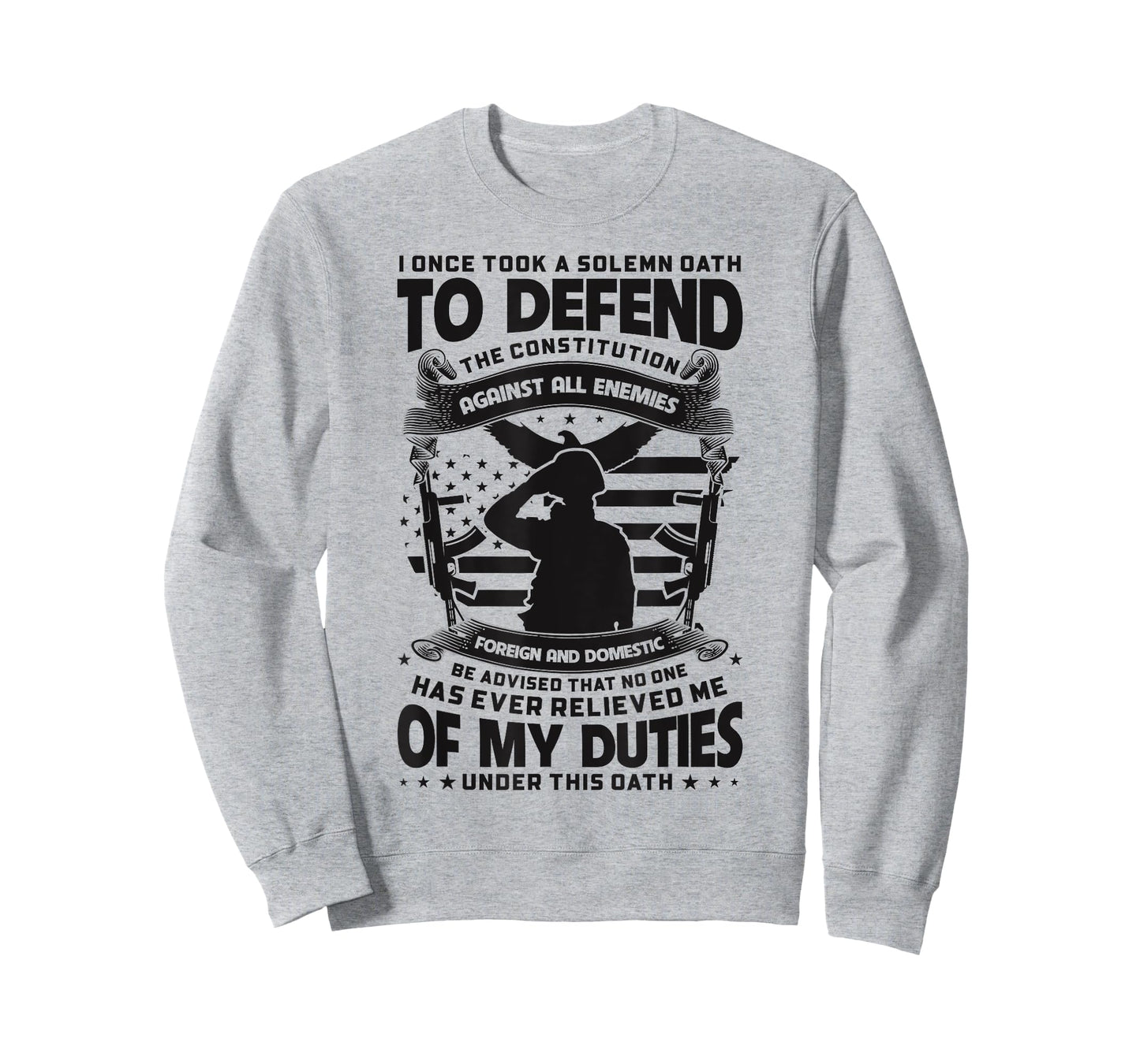 Patriotic Veteran American Oath Defend The Constitution T-Shirt