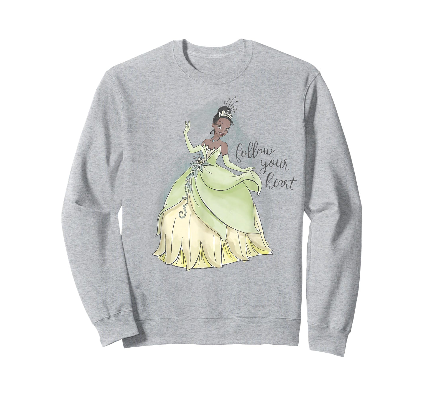Disney The Princess and The Frog Tiana Follow Your Heart T-Shirt Small