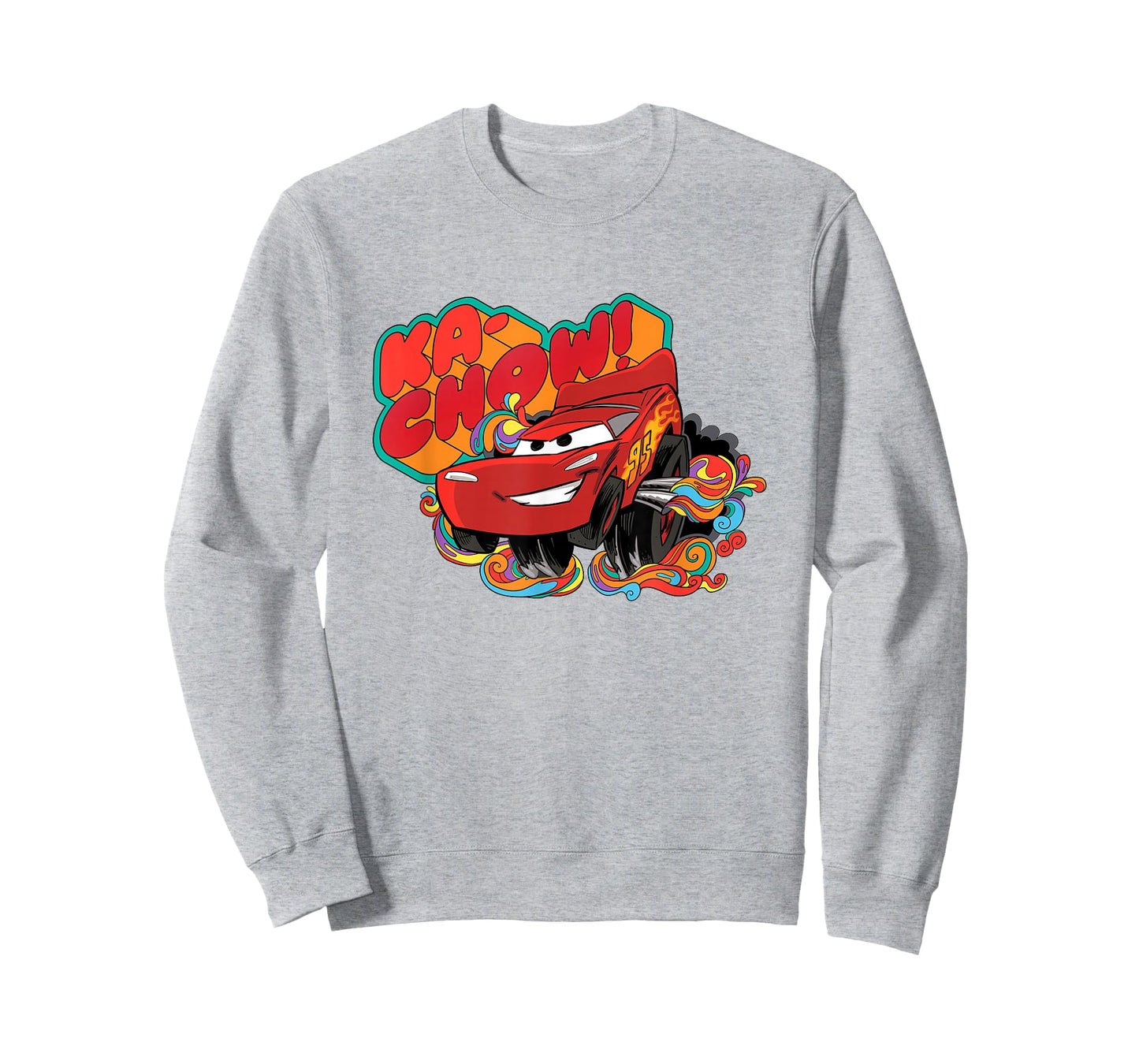 Disney Pixar Cars Ka-Chow! Lightning McQueen Colorful T-Shirt