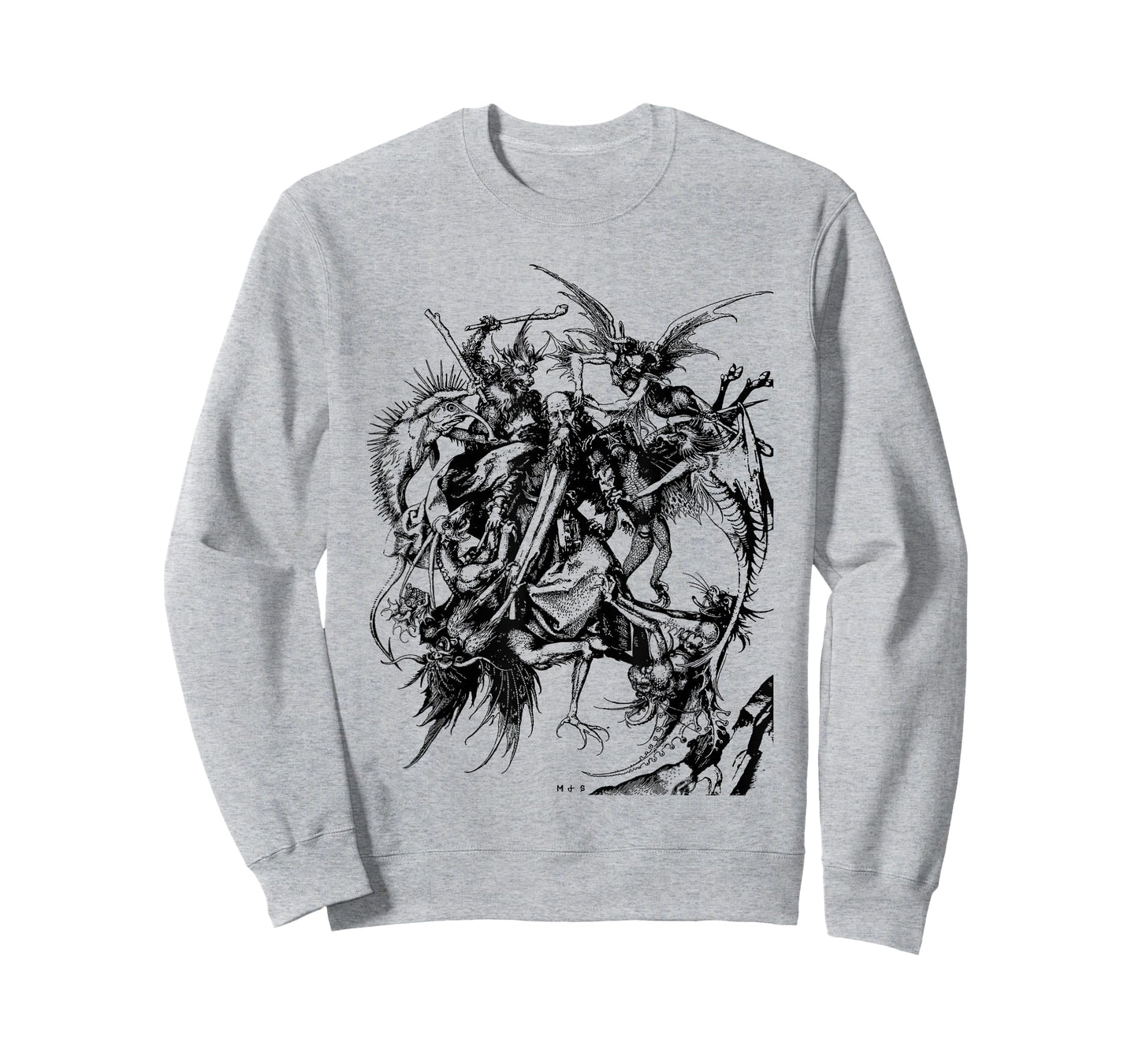 THE TEMPTATION of ST. ANTHONY - Medieval Monster Art Shirt T-Shirt
