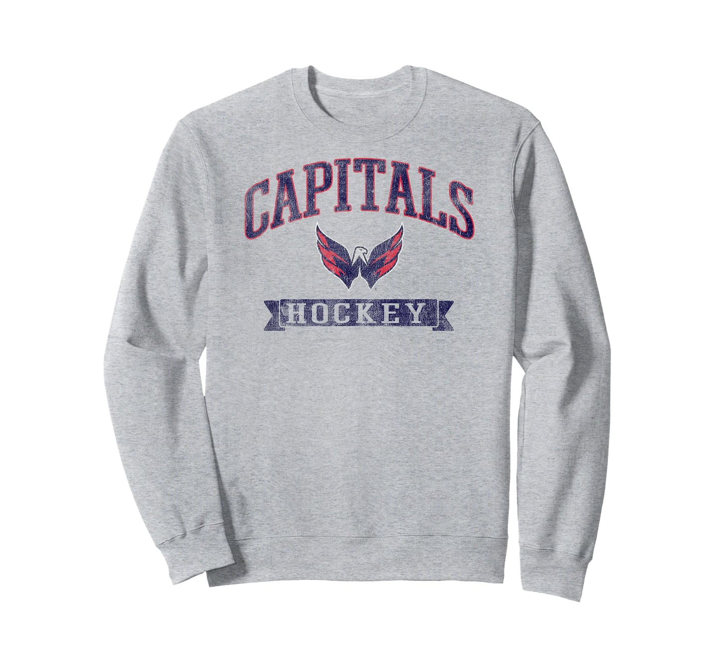 Washington Capitals Vintage Hockey Gray Officially Licensed T-Shirt