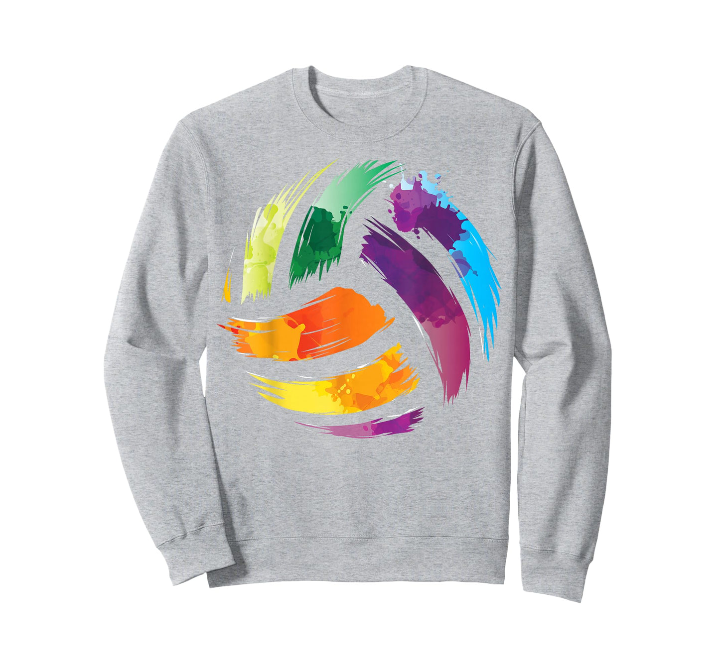 Colorful Volleyball Shirt | Cute Colorsplash Ball Tee Gift T-Shirt