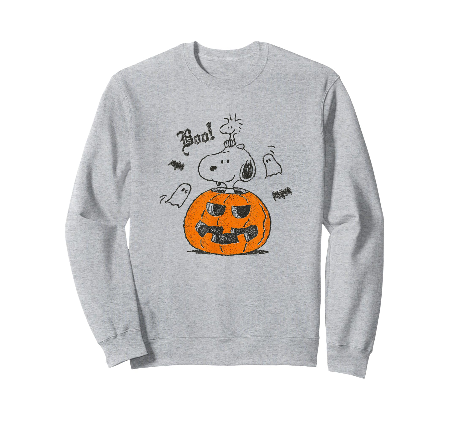 Peanuts - Snoopy Woodstock Halloween Pumpkin Boo T-Shirt