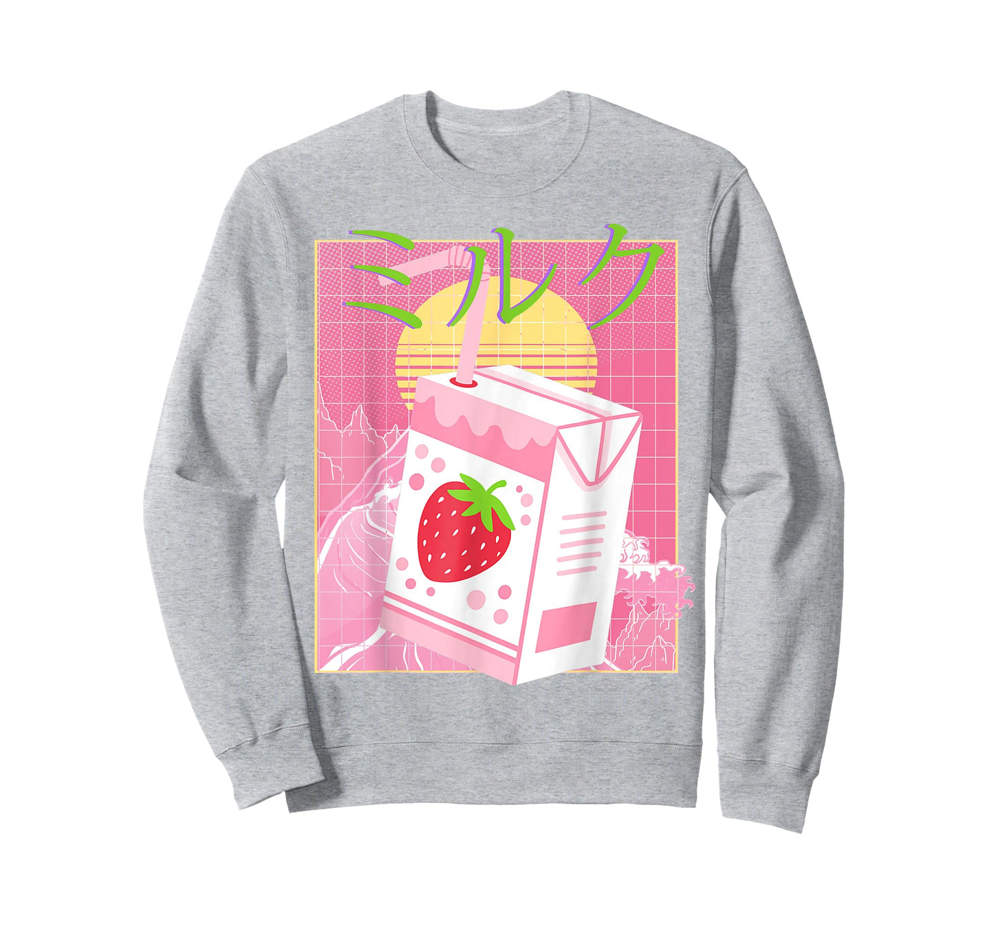 Pink Strawberry Milk| Japanese Aesthetic Milk Carton T-Shirt