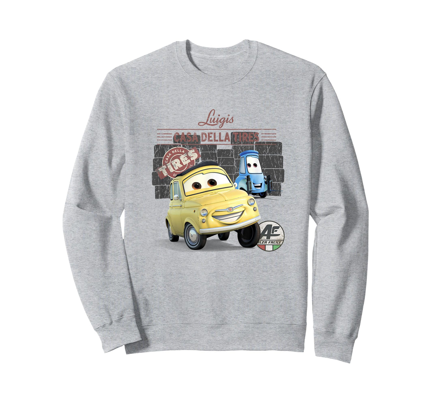 Disney Pixar Cars Casa Della Tires Luigi & Guido Vintage T-Shirt