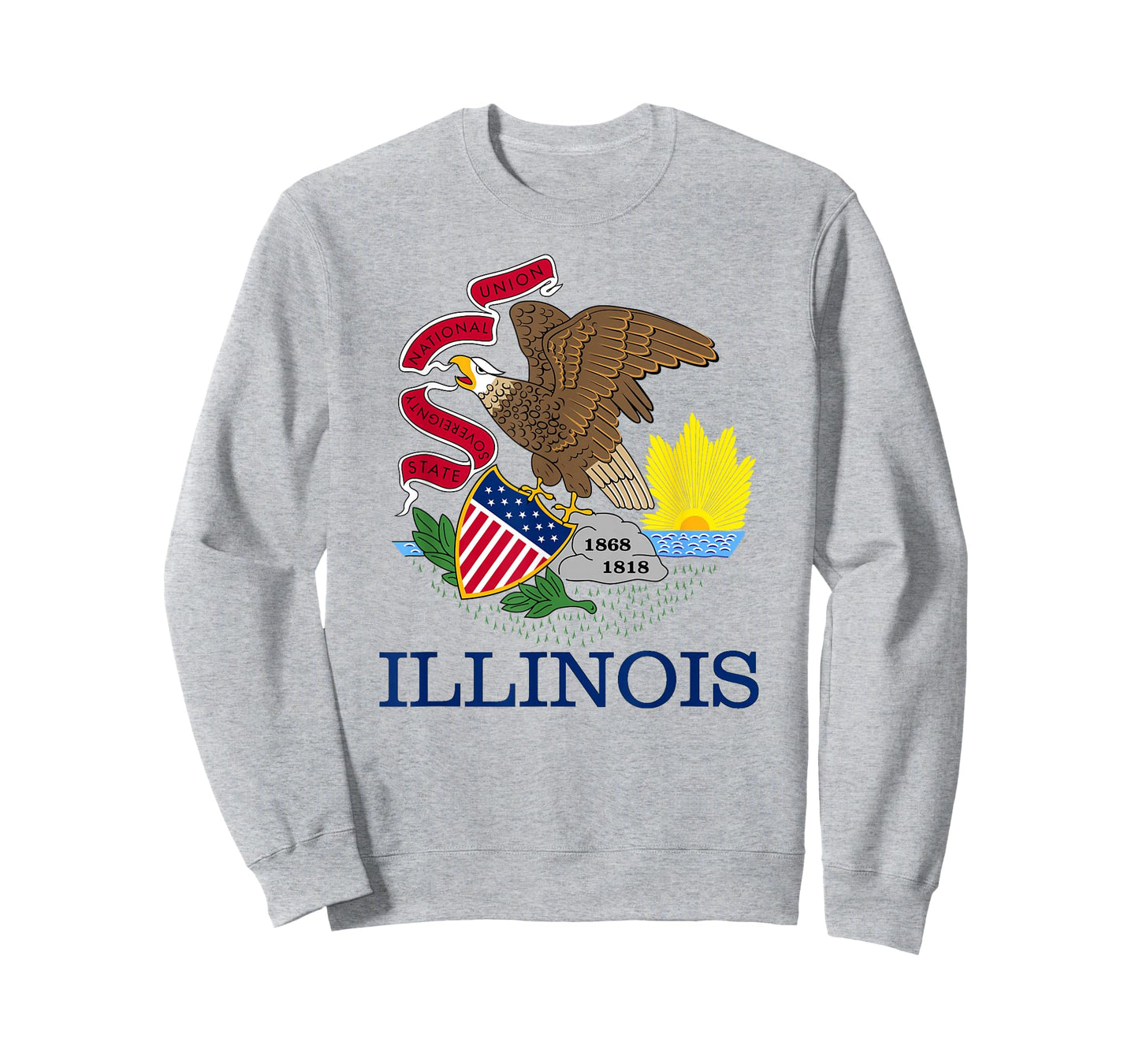 State Flag Illinois of the Prairie State T-Shirt