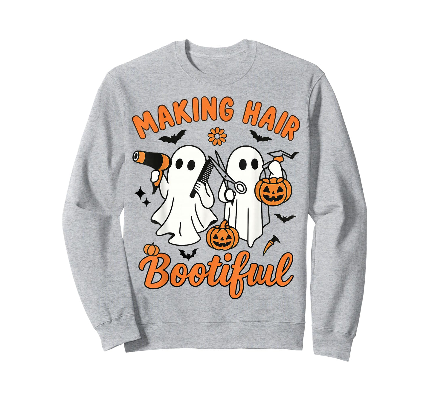 Making Hair Bootiful Funny Scary Ghost Hairdresser Halloween T-Shirt