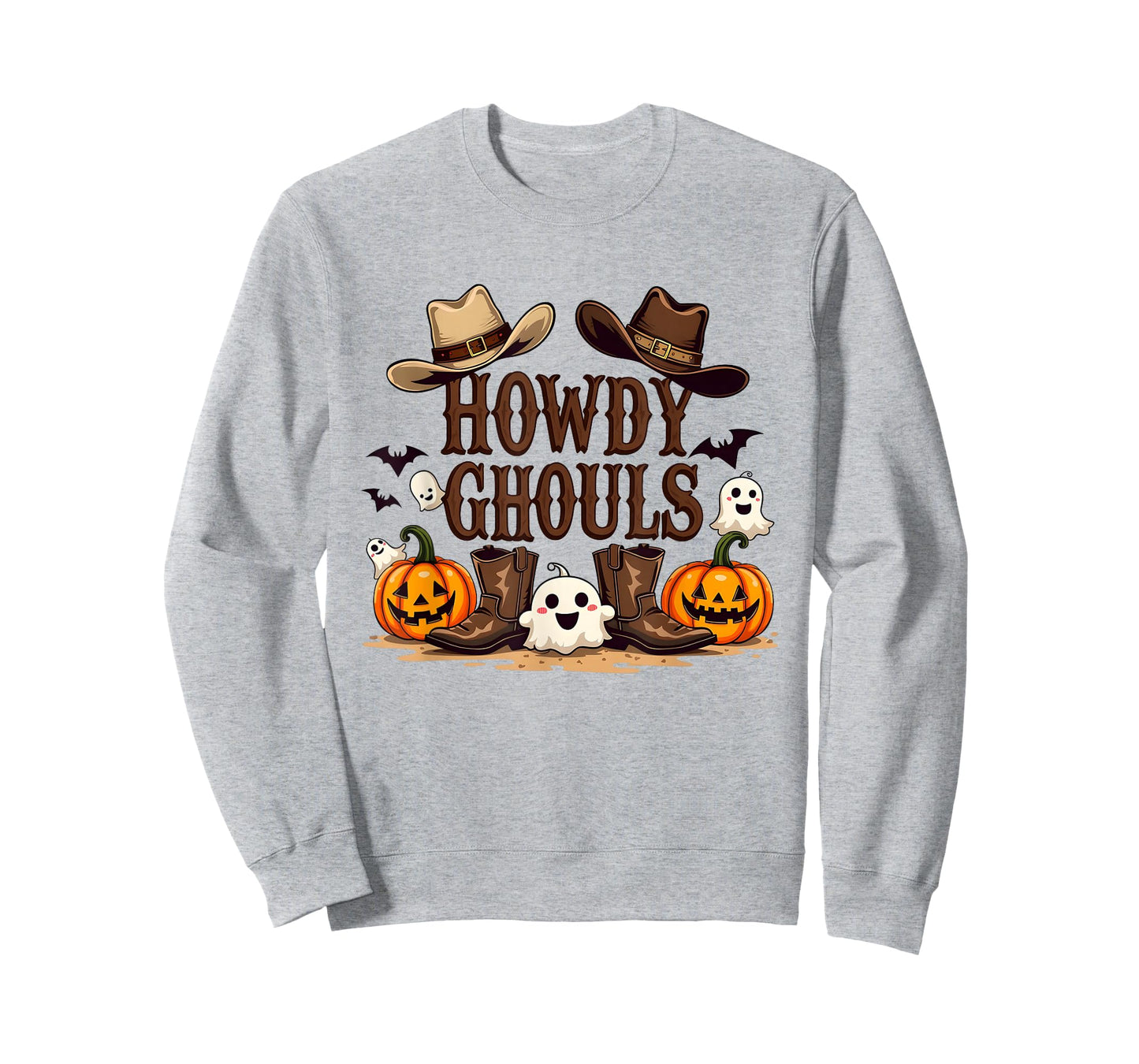 Howdy Ghouls Party Decorations Halloween Cowboy Cowgirl T-Shirt