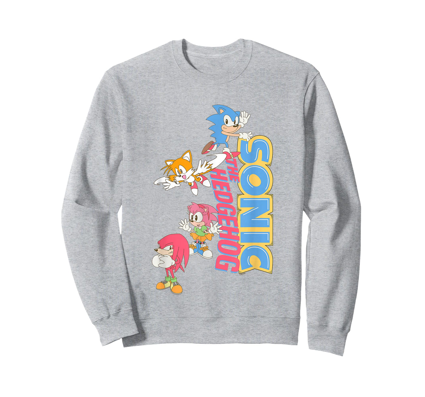 Sonic The Hedgehog Sonic & Friends Cute Retro Group Shot T-Shirt