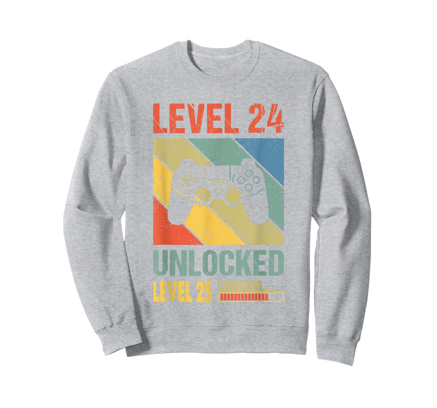 24th Birthday Gamer Girl Level 24 Unlocked Level 25 Loading T-Shirt