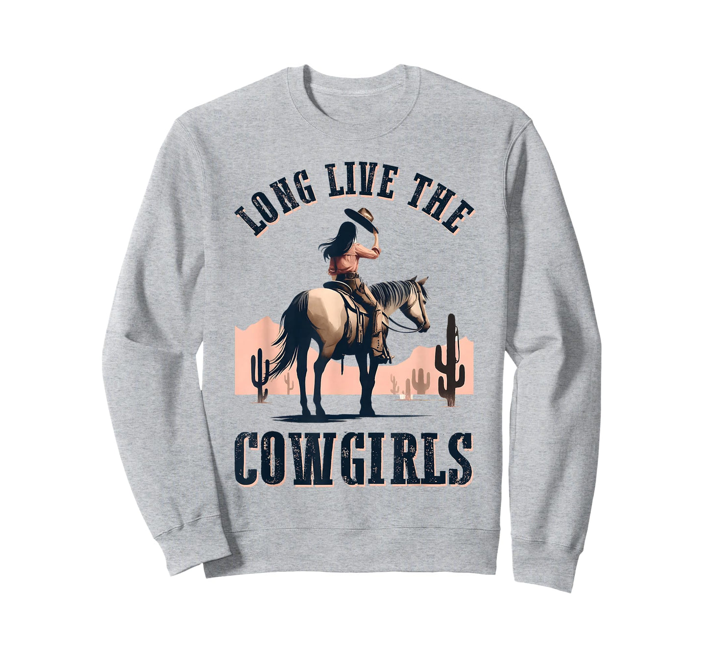 Long Live The Cowgirls Horse Riding Western Southern Women T-Shirt