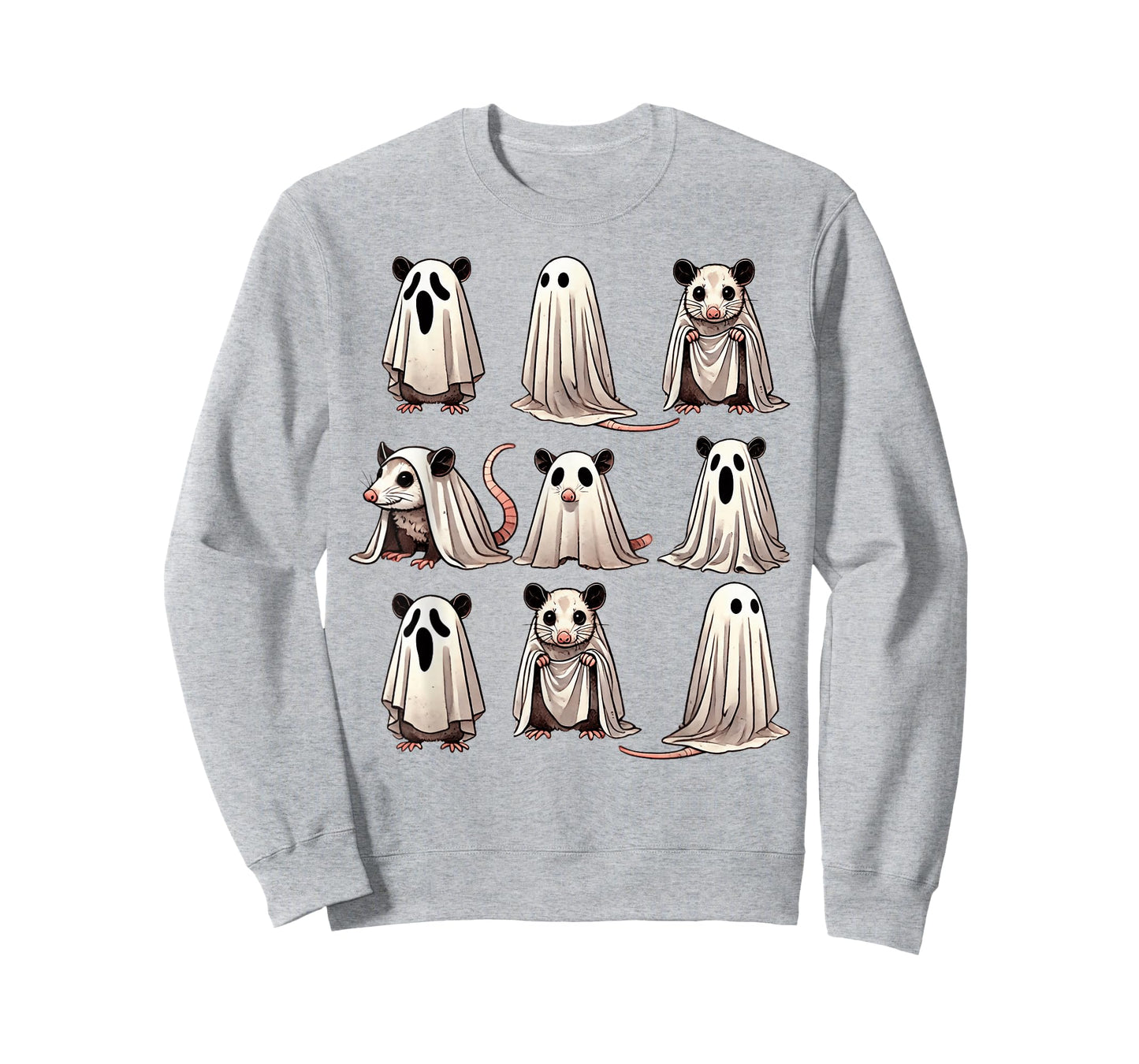 Cute Ghost Opossum Funny Halloween Outfit Costumes Opossum T-Shirt
