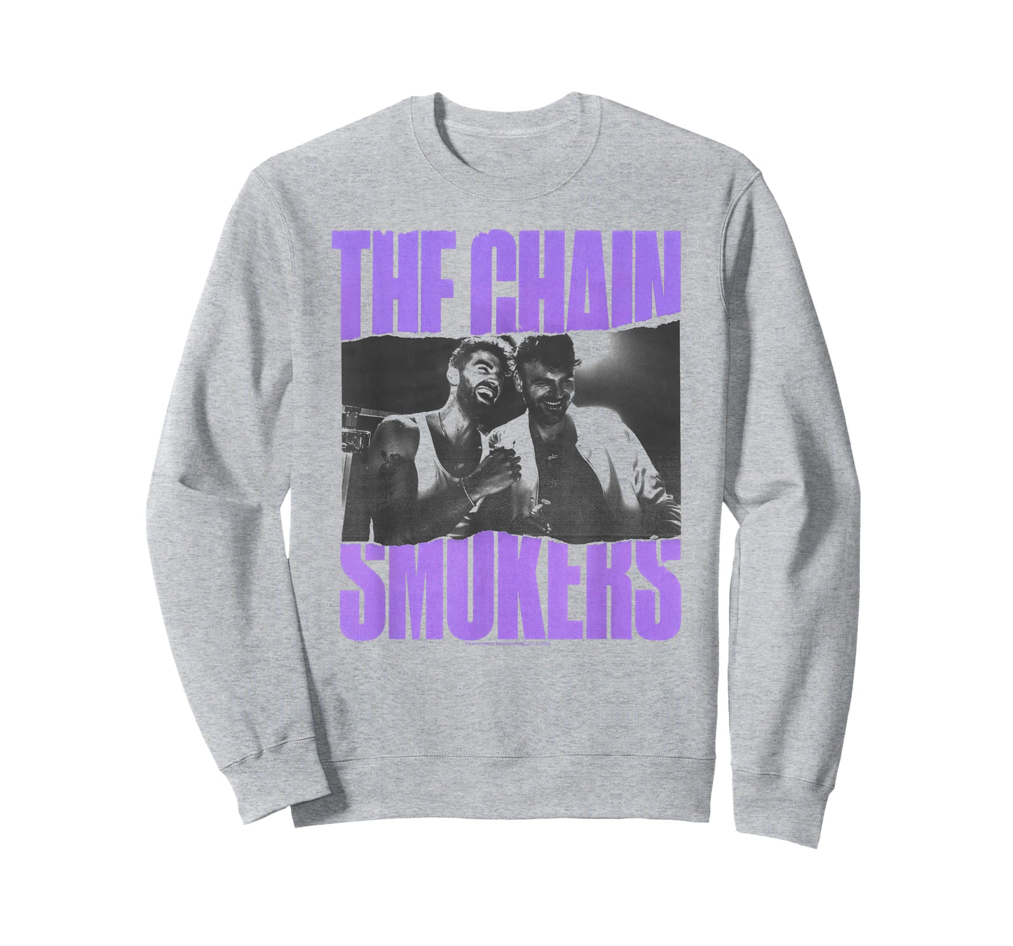 The Chainsmokers Drew And Alex Black & White Ripped Shot T-Shirt