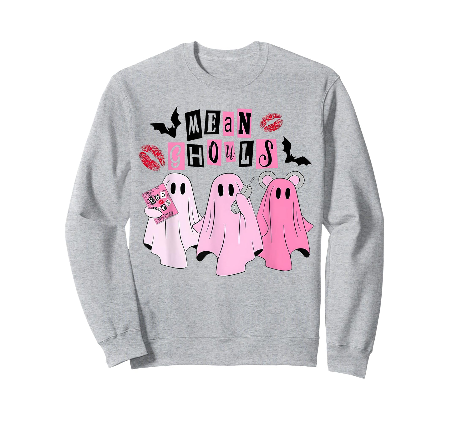 Cute Ghost Mean Ghouls Halloween Costume Spooky Season Girls T-Shirt