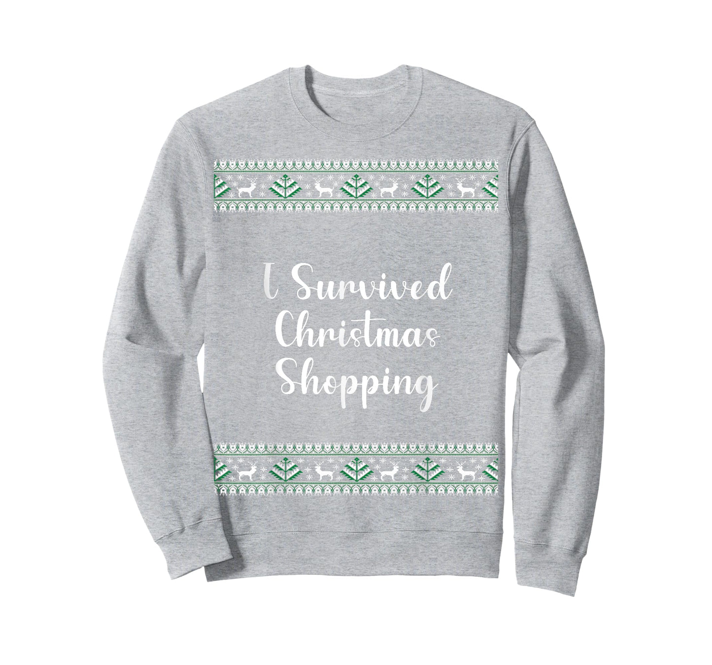 I Survived Christmas Shopping Christmas Funny T-Shirt