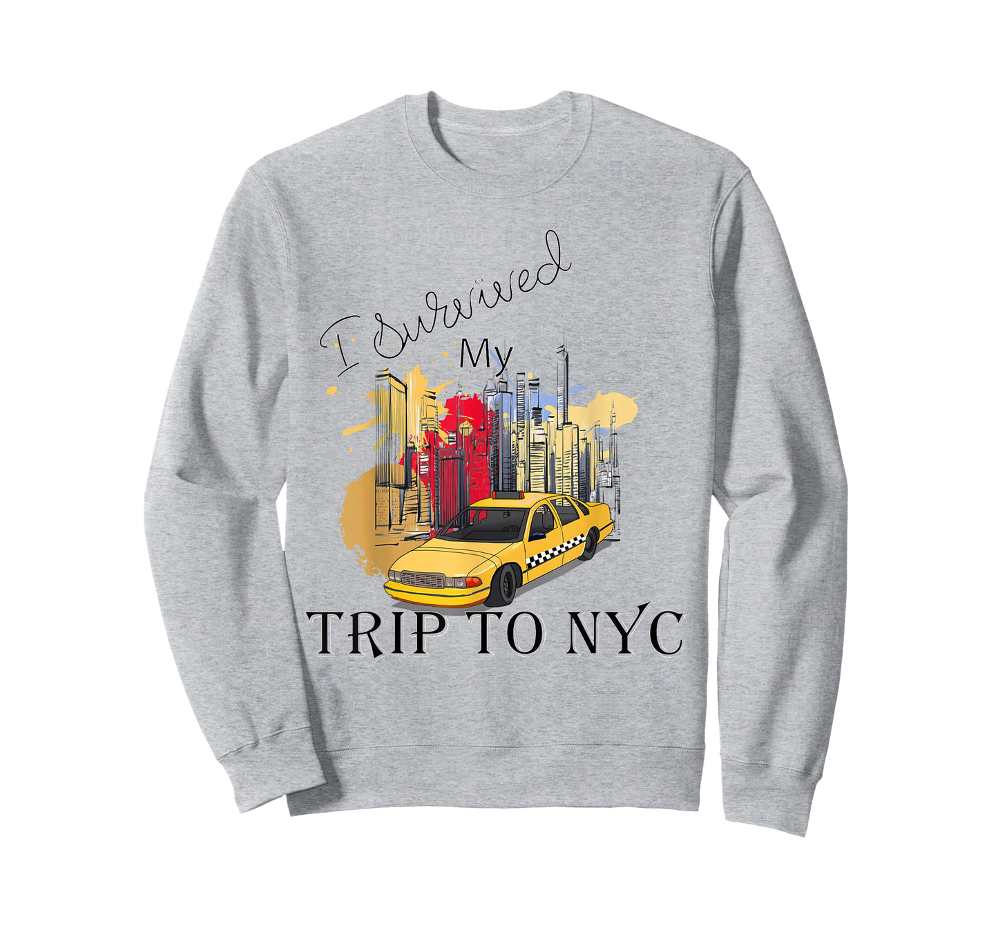 I Survived My Trip to NYC Graphic New York City Line T-Shirt