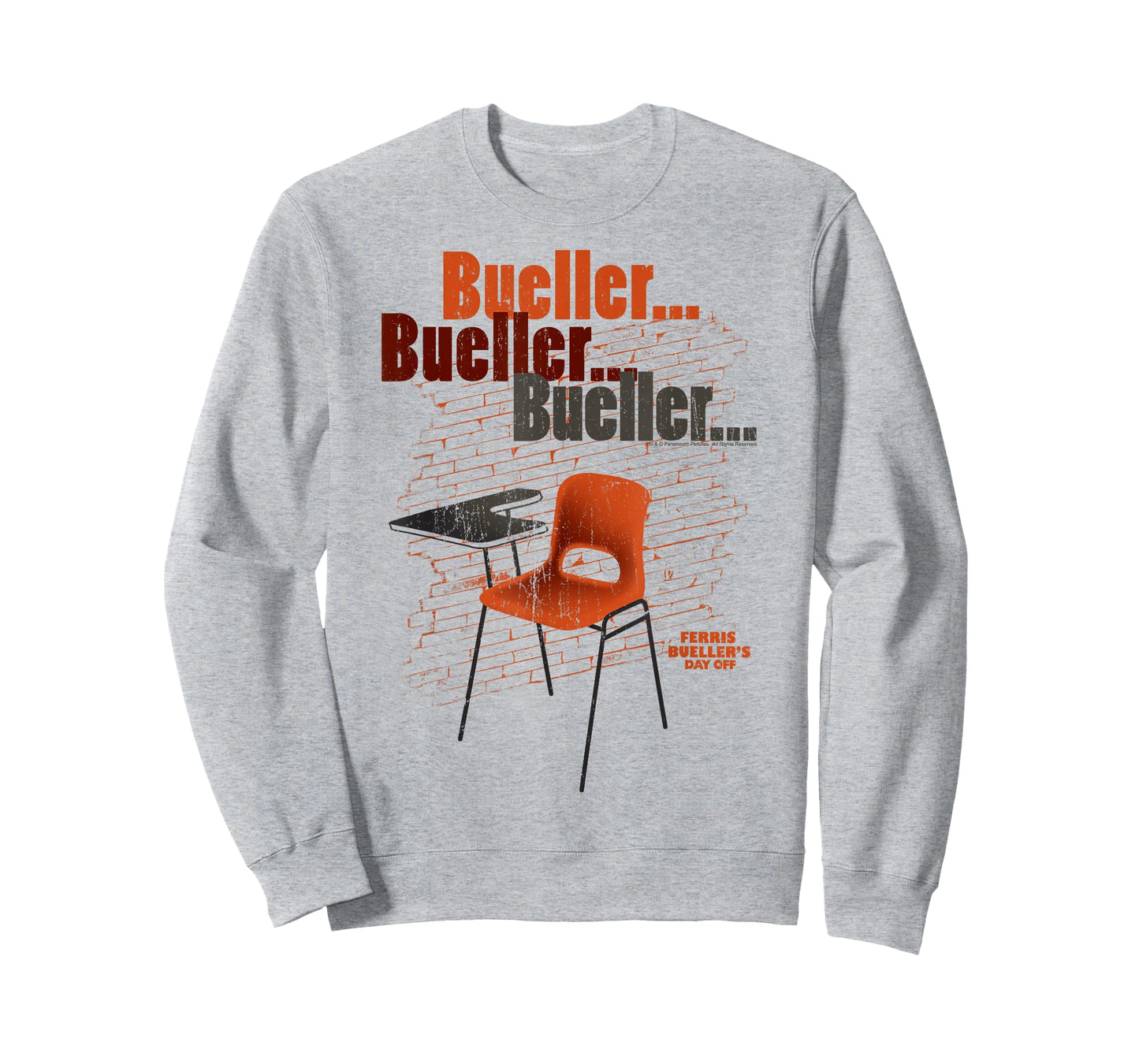 Ferris Bueller's Day Off Empty School Desk T-Shirt