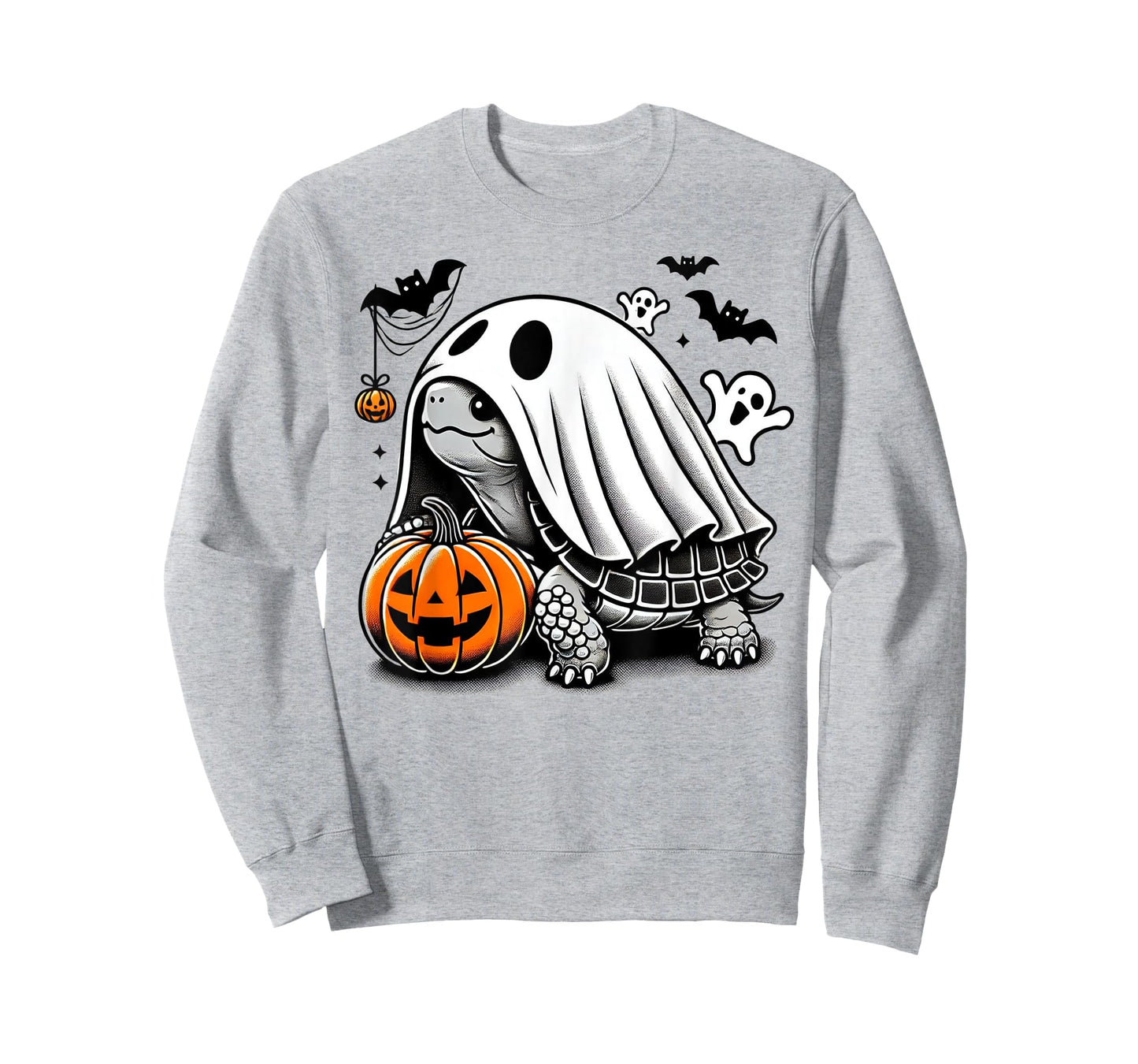 Halloween Turtle Ghost Pumpkin Costume Terrapin Tortoise T-Shirt