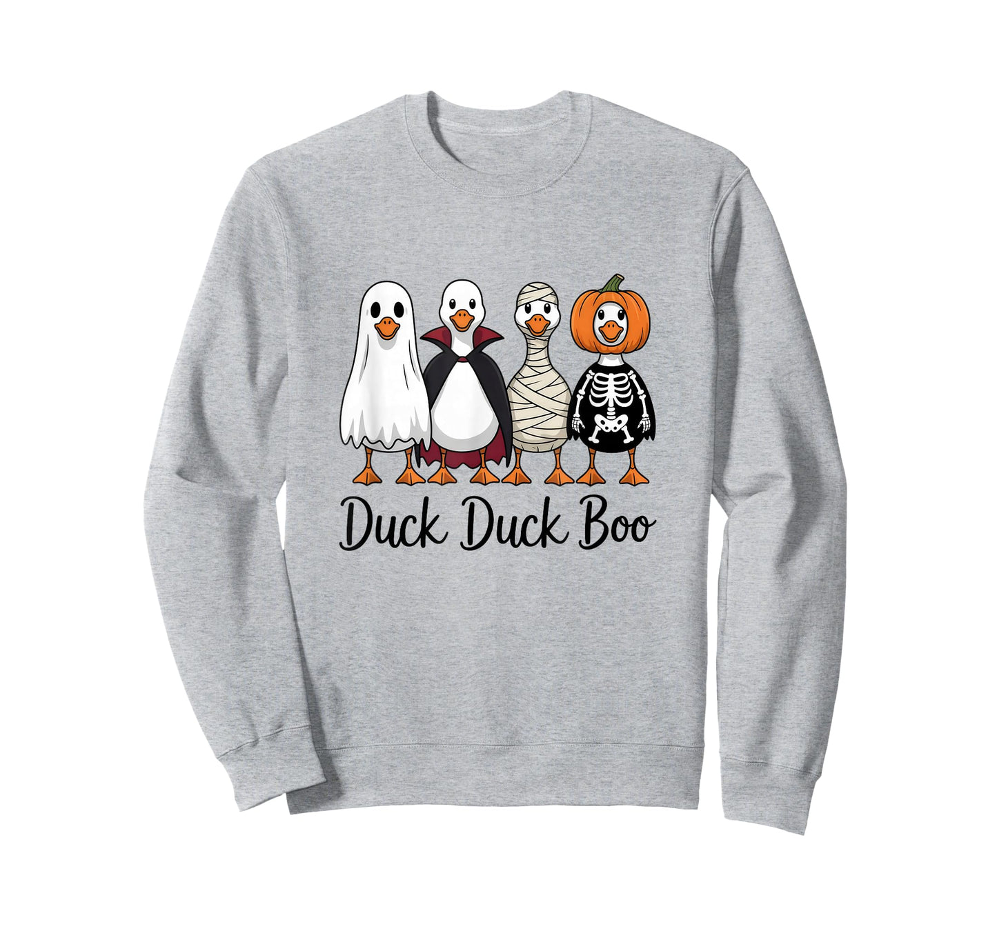 Duck Duck Boo Funny Goose Halloween Costume T-Shirt