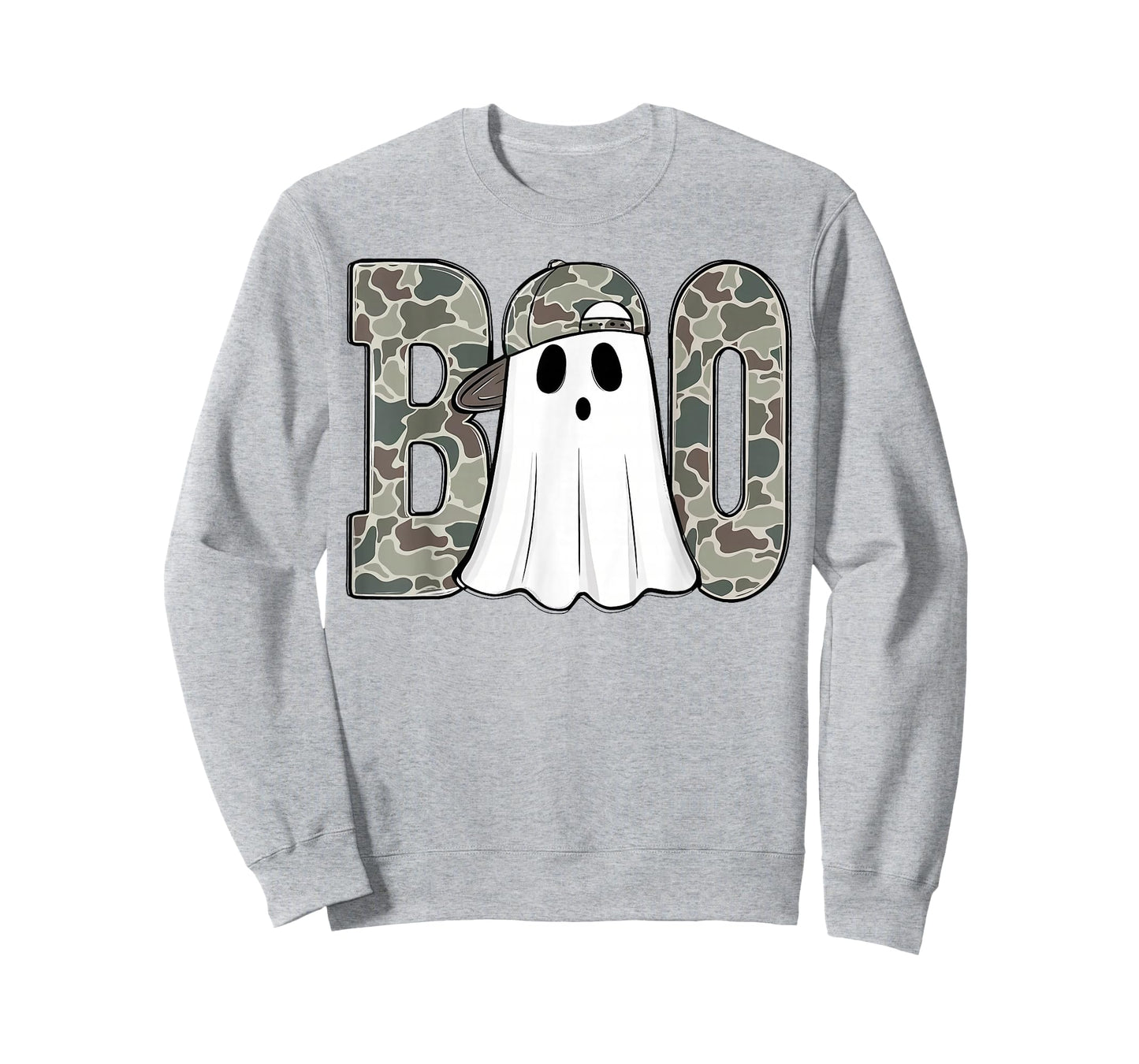 Camo Boo Ghost Camouflage Ghost Halloween Boys Toddlers Kids T-Shirt