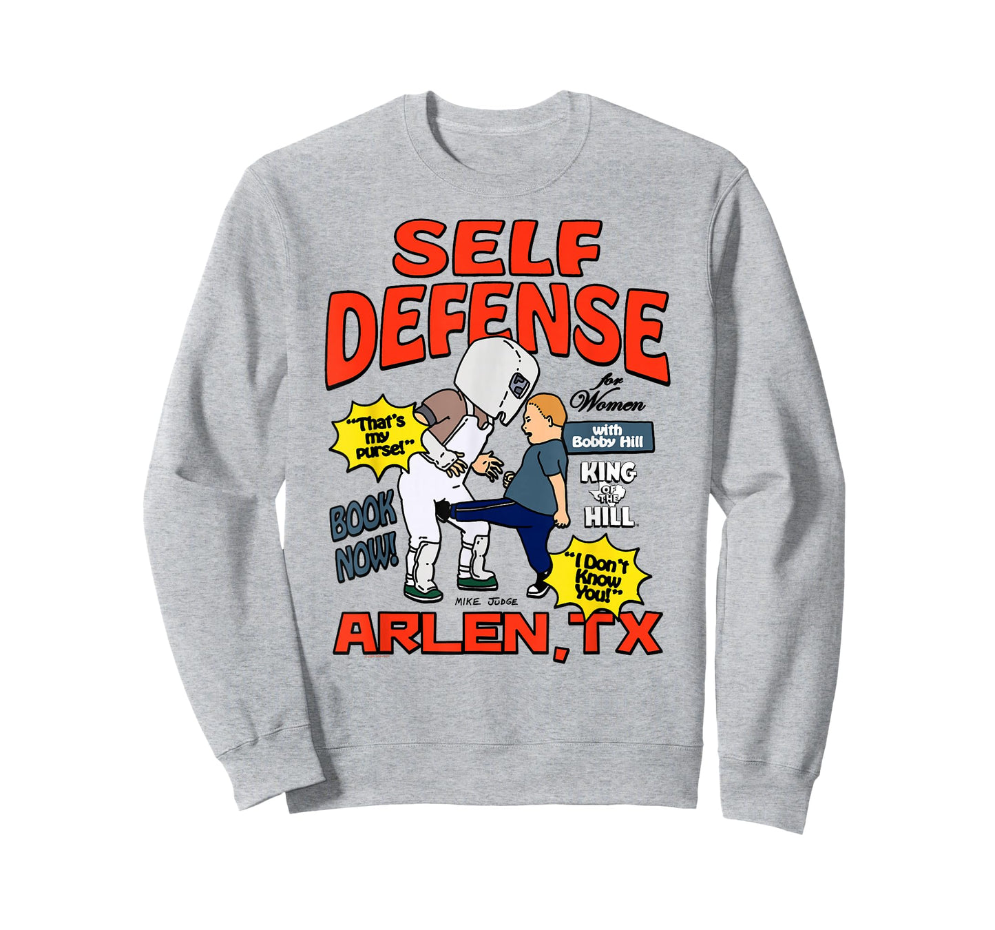 King of The Hill Bobby's Self Defense Class Cartoon T-Shirt