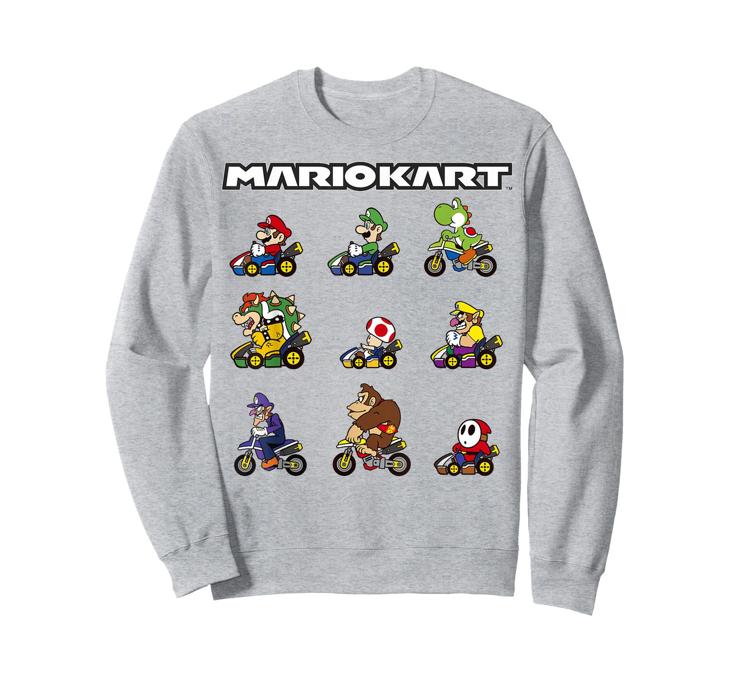 Nintendo Mario Kart Racers Ready Line-Up Graphic T-Shirt