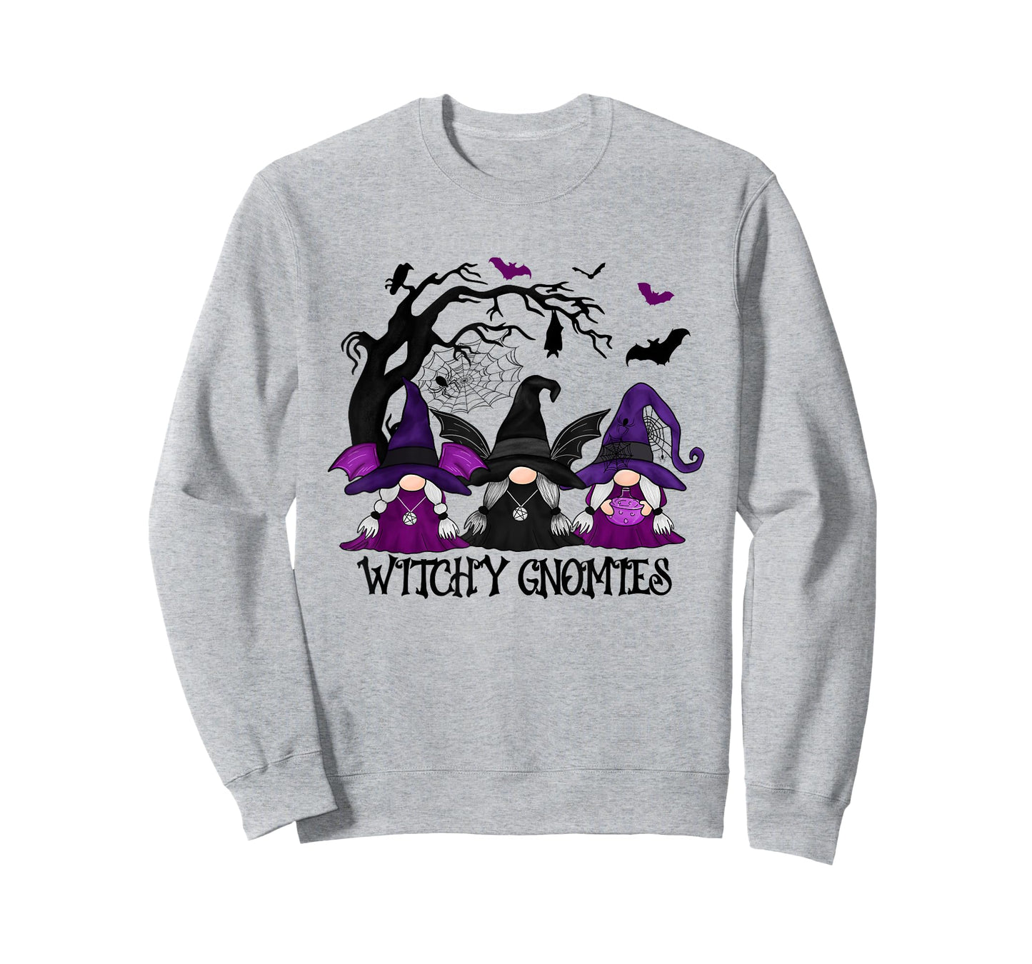 Witchy Gnomies Funny Gnome Halloween Matching Costume T-Shirt