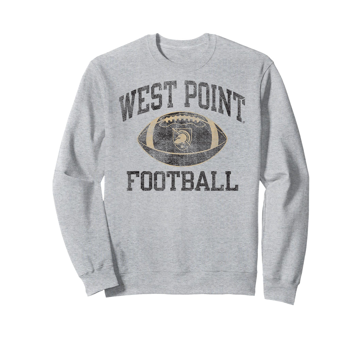 Army Black Knights Football Intensity Vintage White T-Shirt